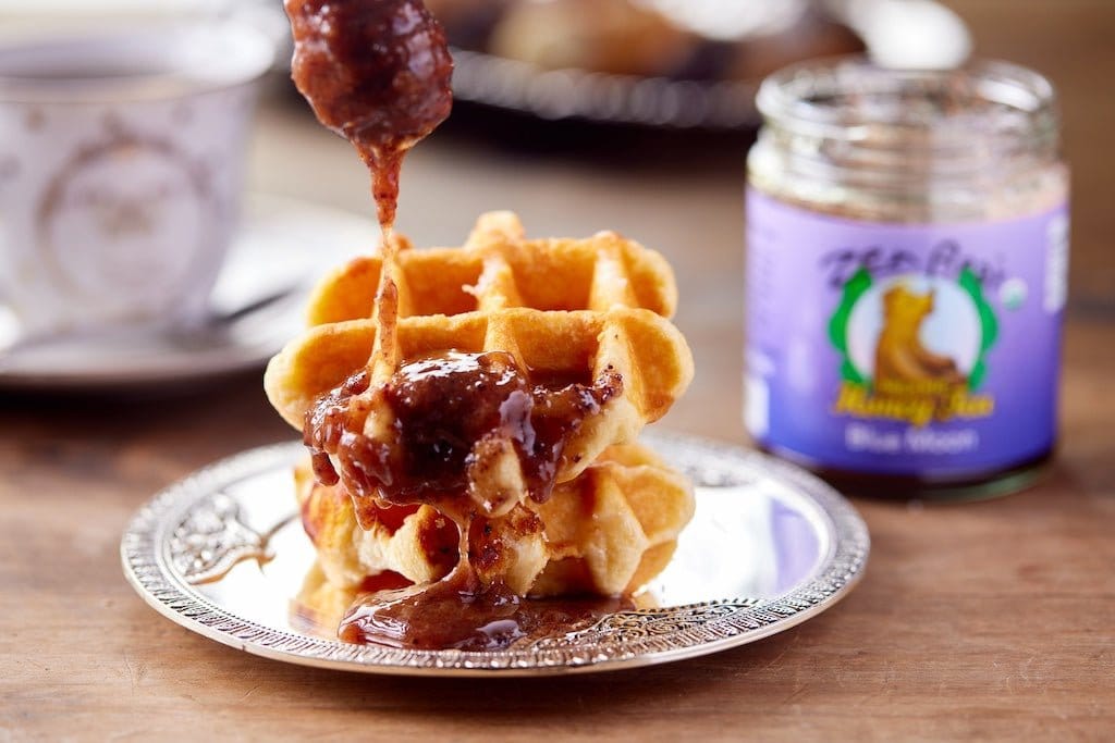 Blue Moon Honey Tea – Organic Blueberry Lavender Blend for Calm & Clarity (10 oz) - My American Goods