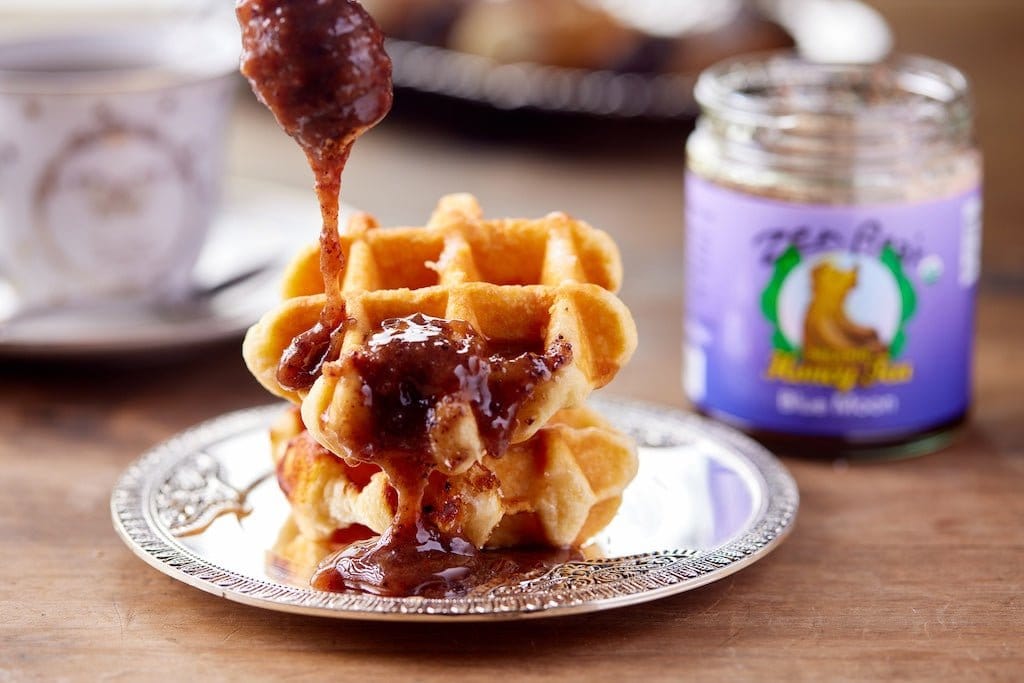 Blue Moon Honey Tea – Organic Blueberry Lavender Blend for Calm & Clarity (10 oz) - My American Goods