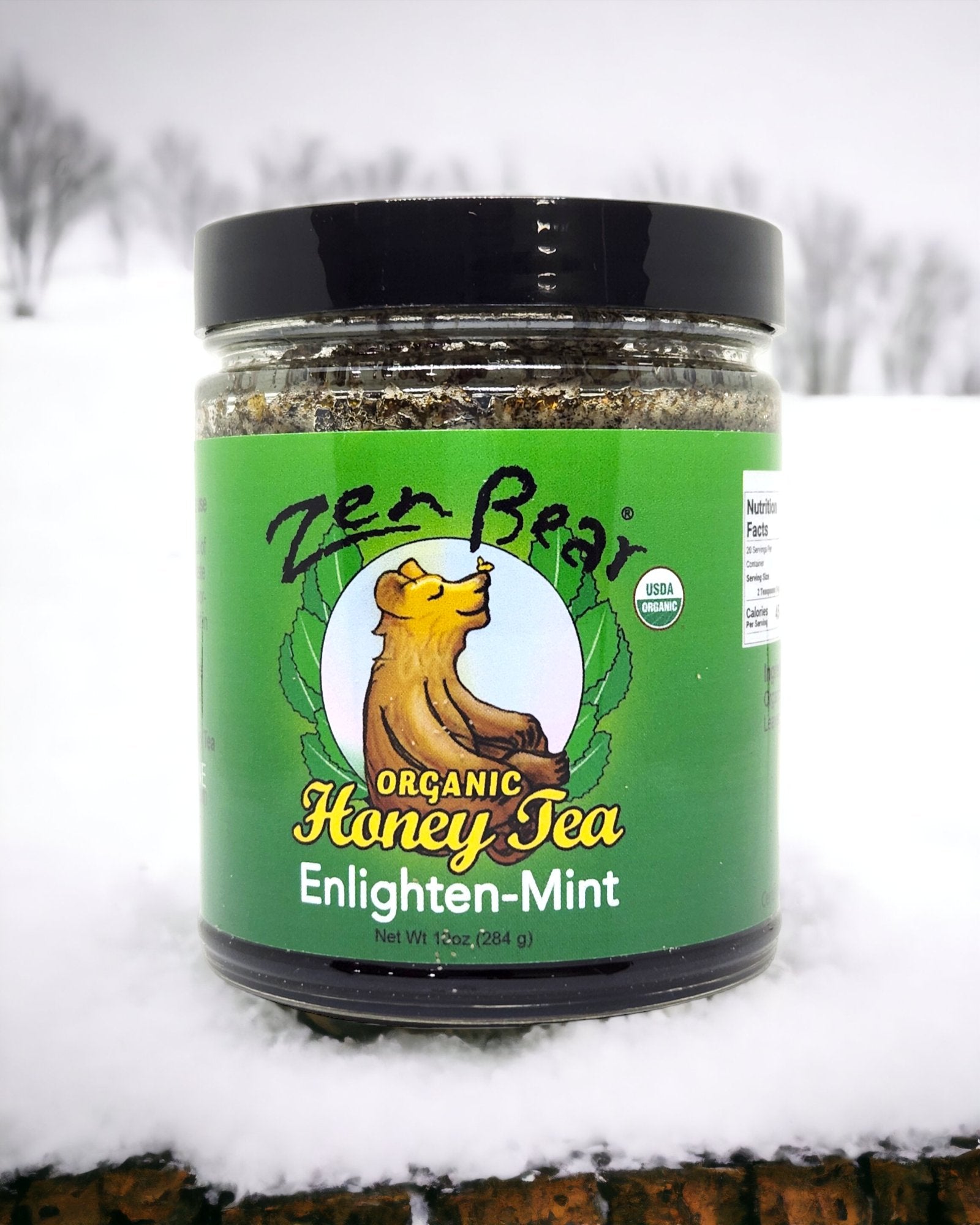 Enlighten Mint Honey Tea – Organic Mint Blend for Focus & Freshness (10 oz)