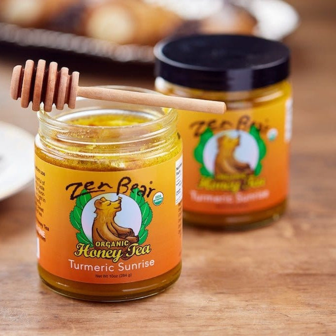 Award-Winning Organic Turmeric Sunrise Honey Tea