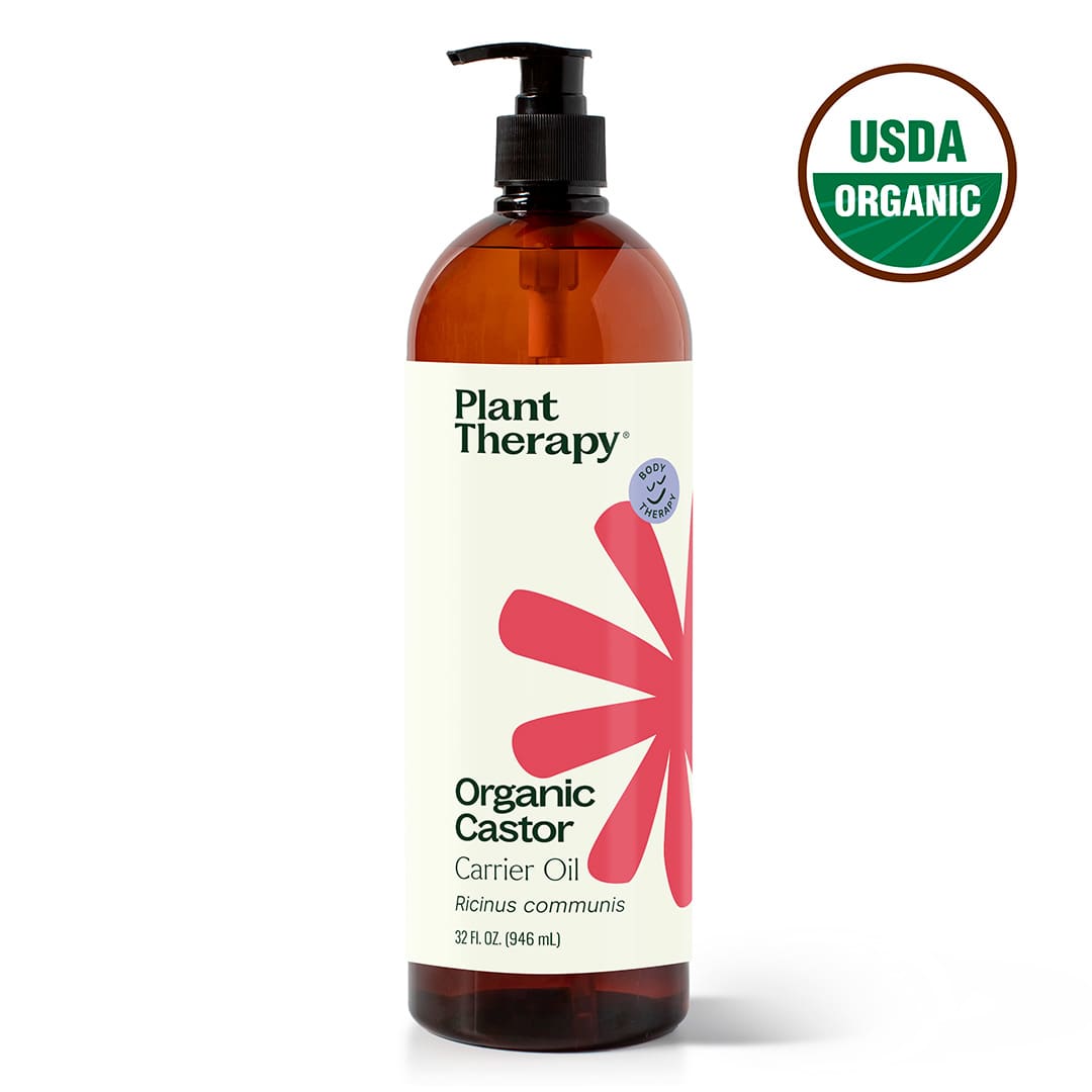Plant Therapy Body Care 32 oz Organic Castor Carrier Oil
