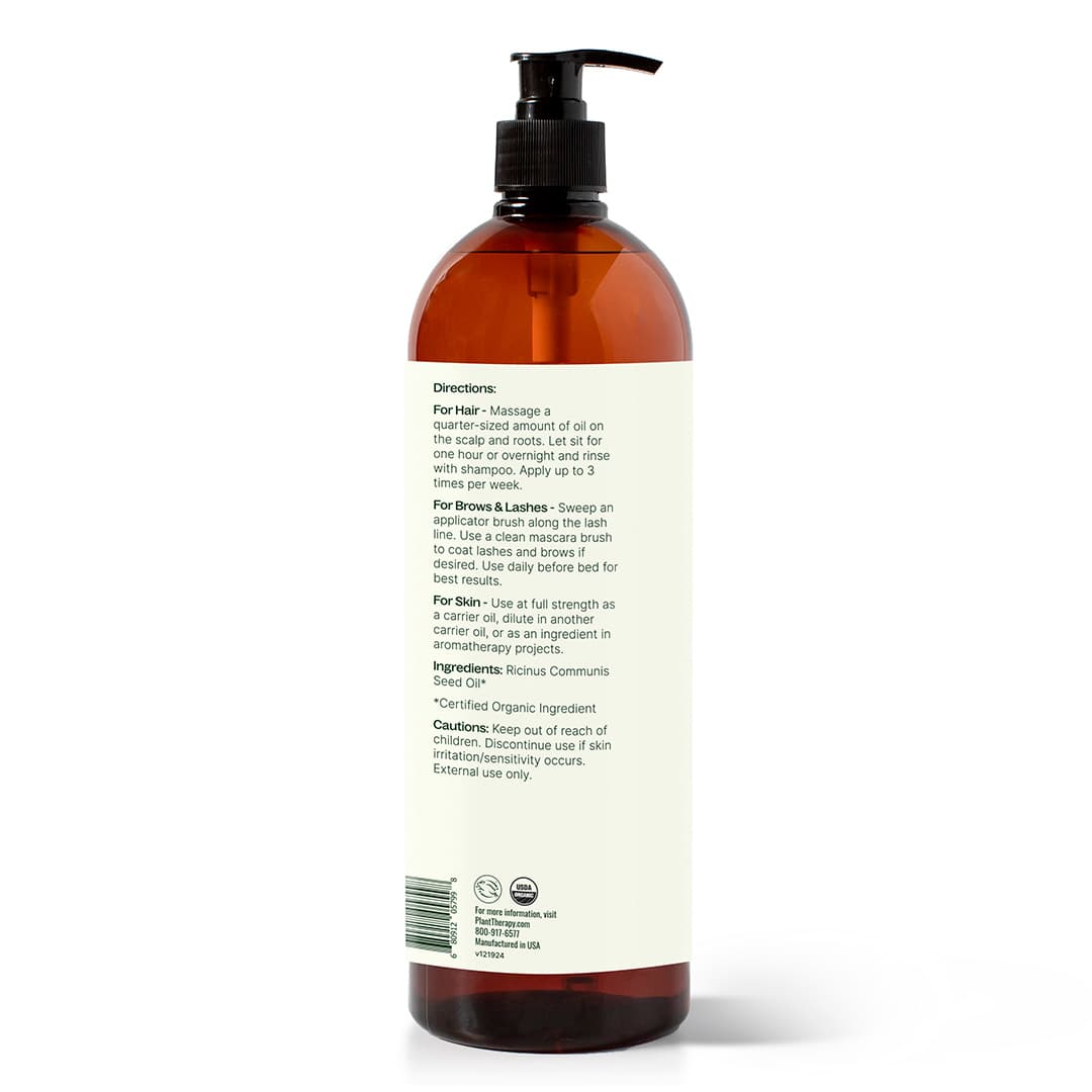 Plant Therapy Body Care Organic Castor Carrier Oil