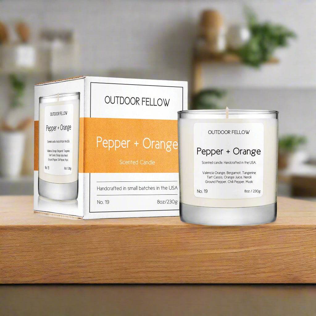 Pepper and Orange Scented Candle - My American Goods