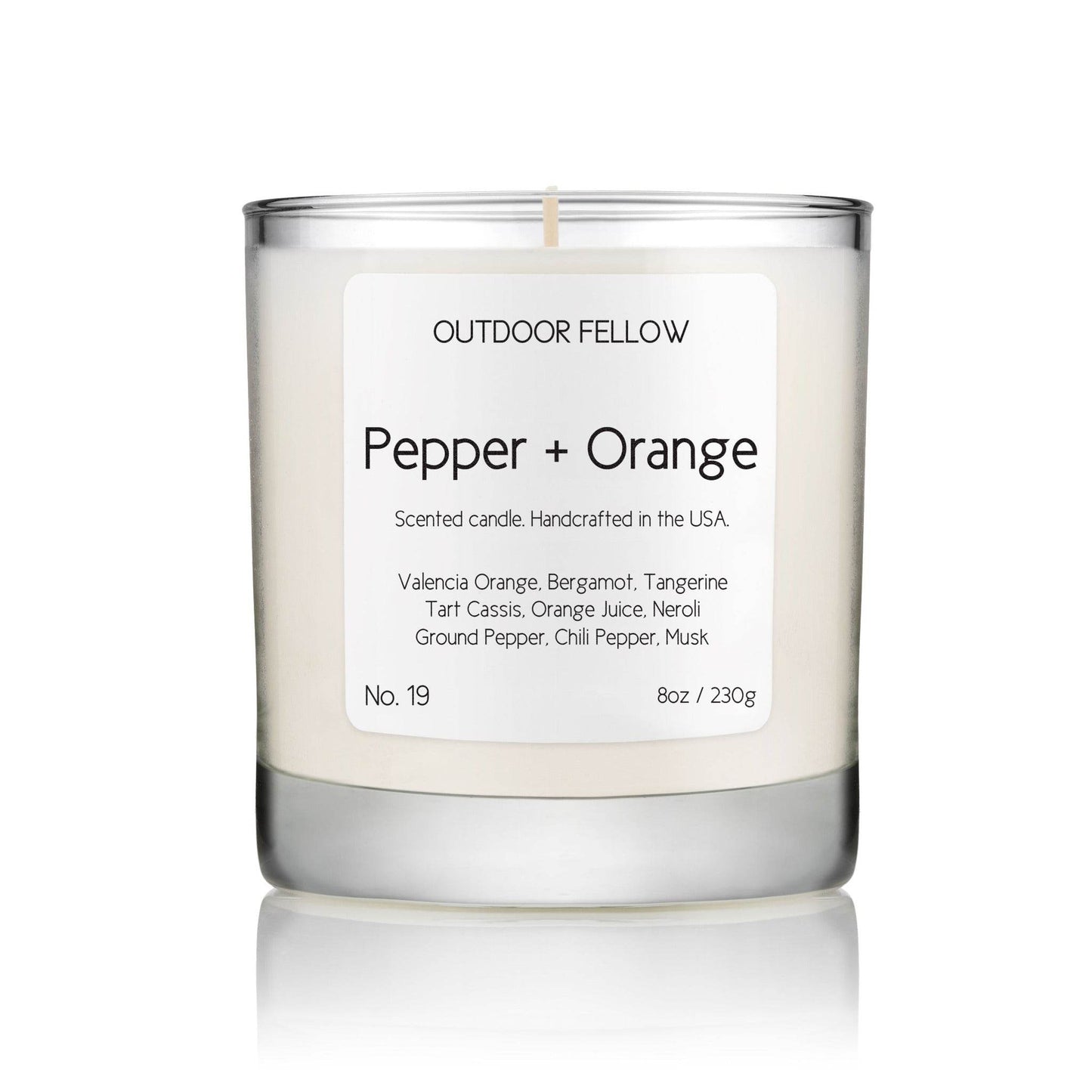 Pepper and Orange Scented Candle - My American Goods