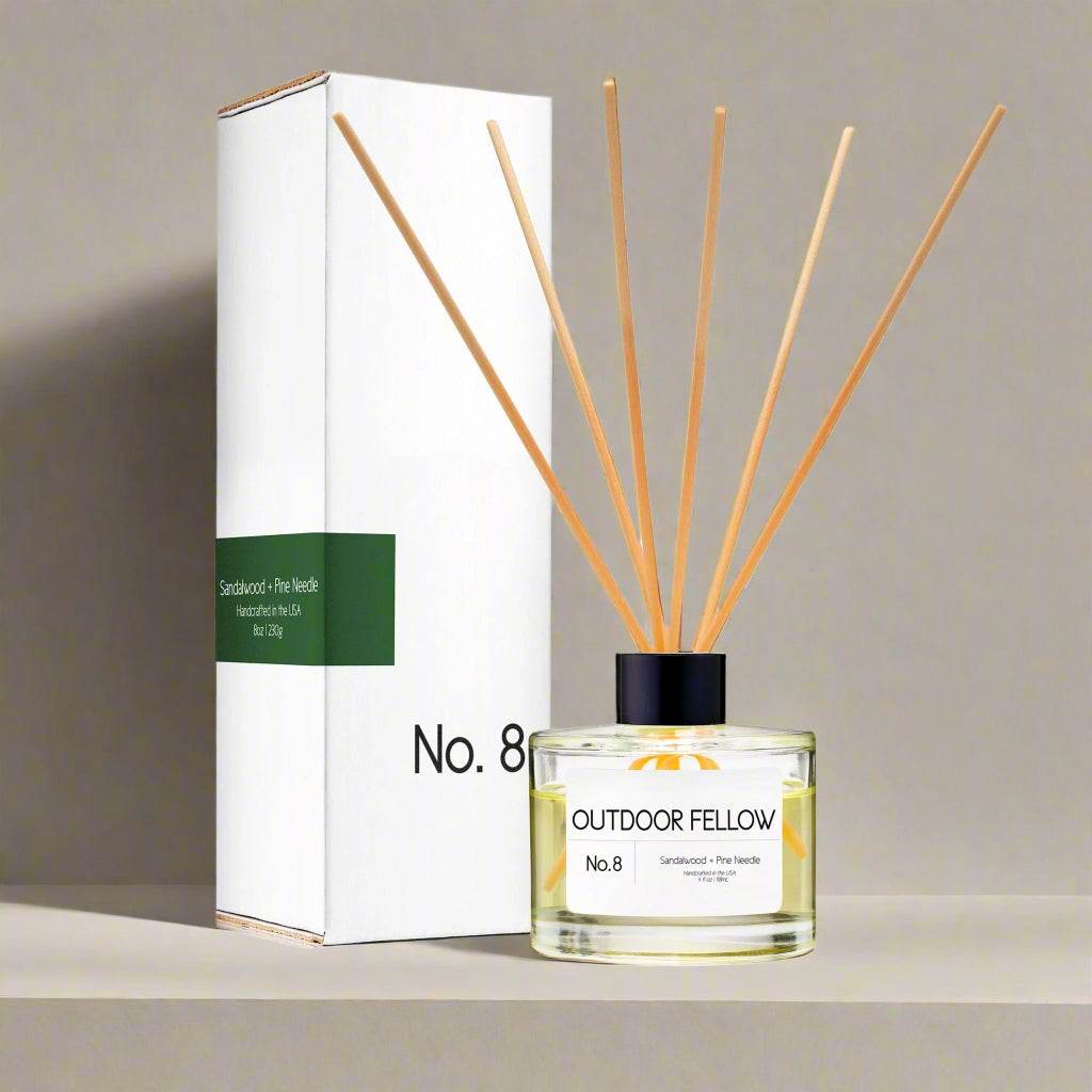 Sandalwood and Pine Needle Reed Diffuser - My American Goods