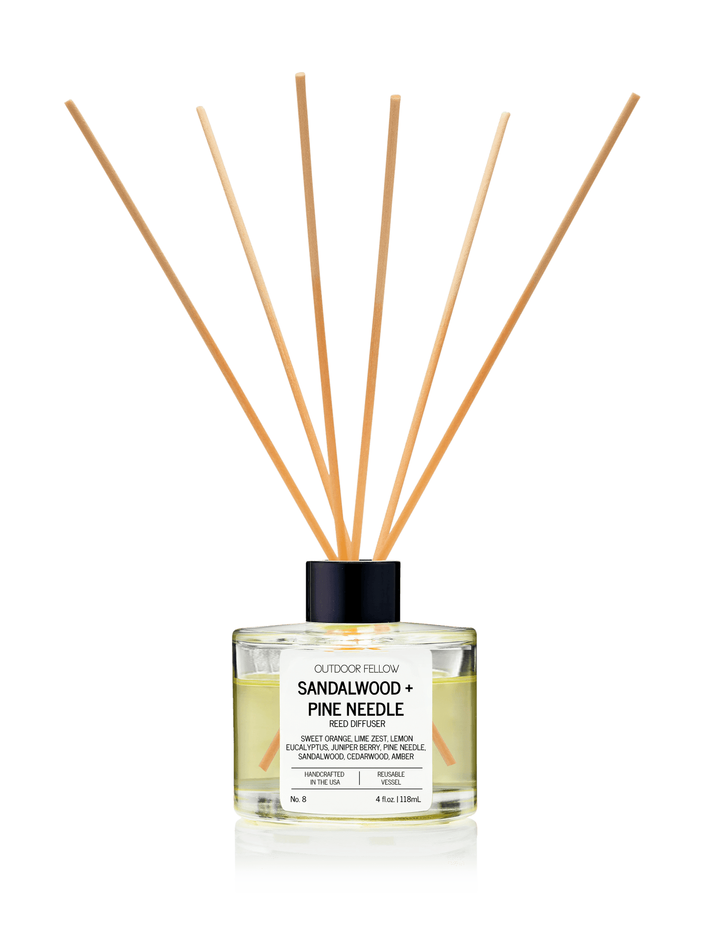 Sandalwood and Pine Needle Reed Diffuser - My American Goods