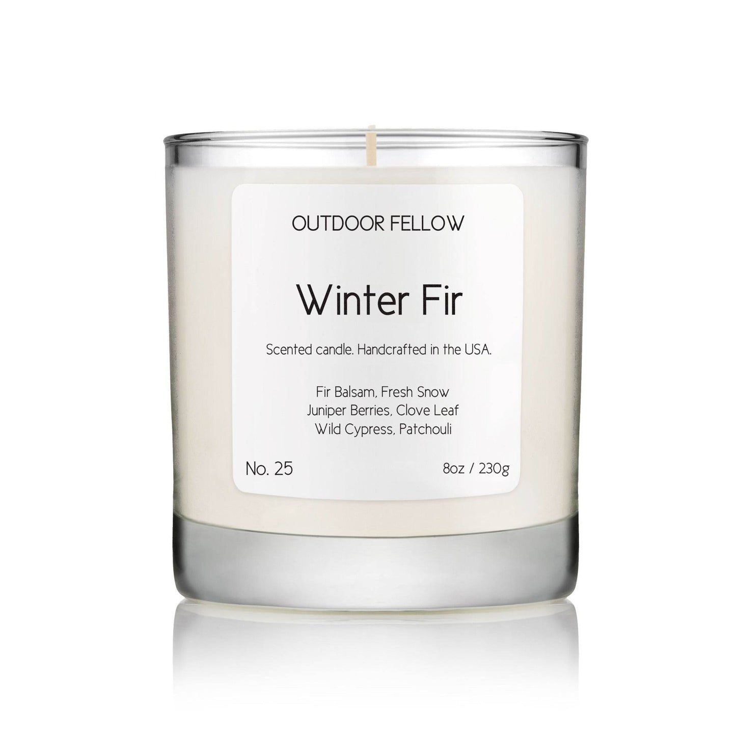 Winter Fir Scented Candle - My American Goods