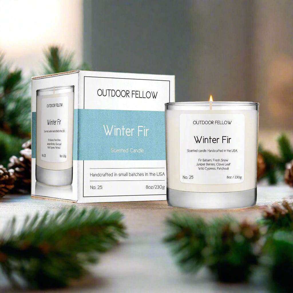 Winter Fir Scented Candle - My American Goods