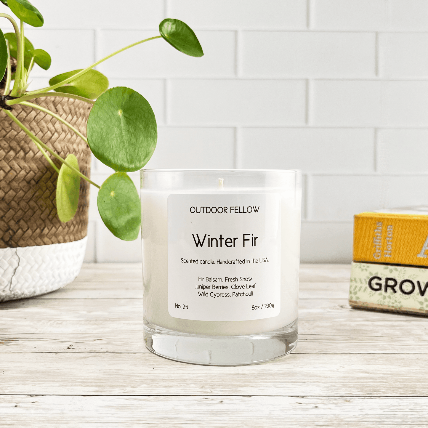 Winter Fir Scented Candle - My American Goods