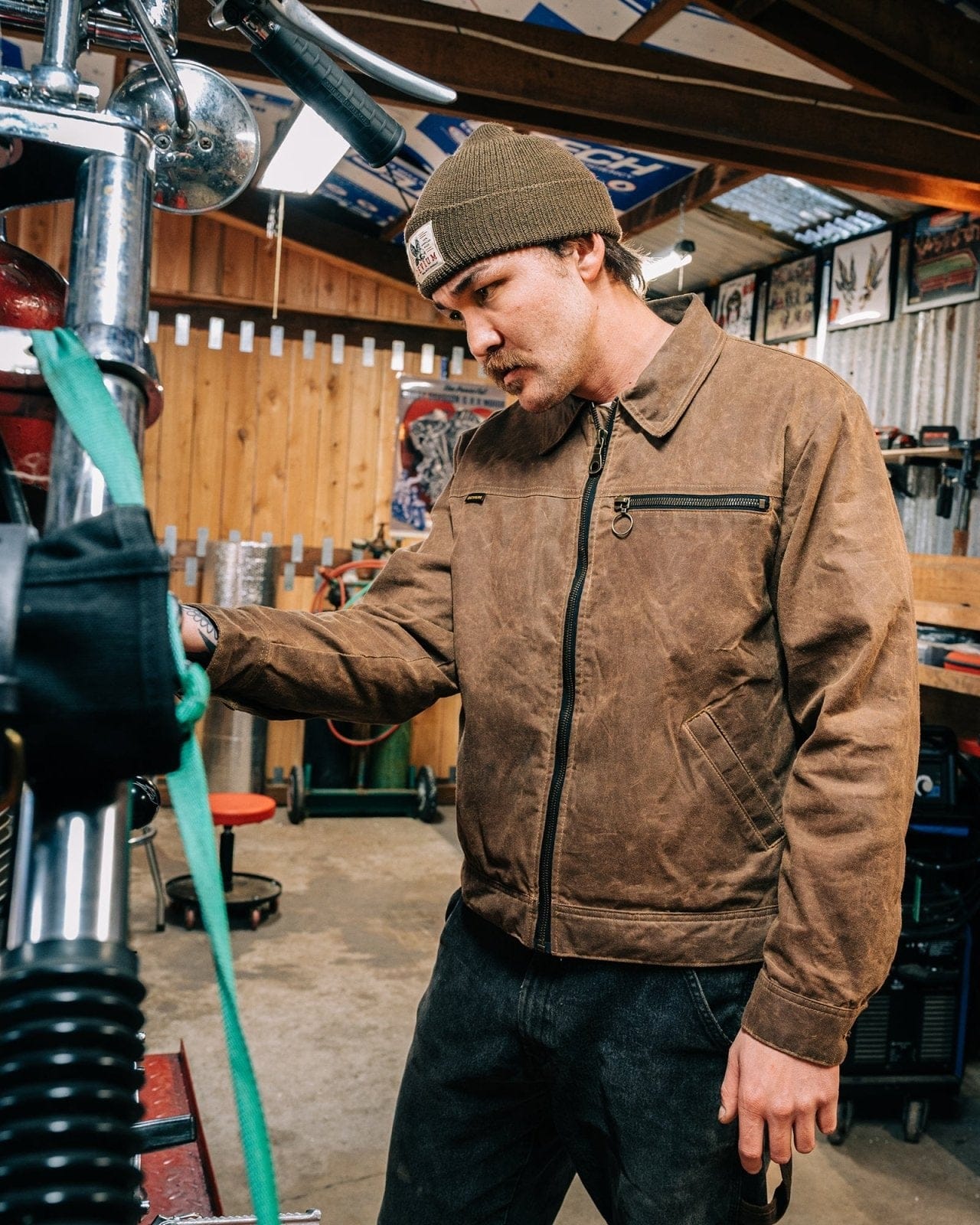 Devium Jacket Overdrive Waxed Canvas Trucker Jacket
