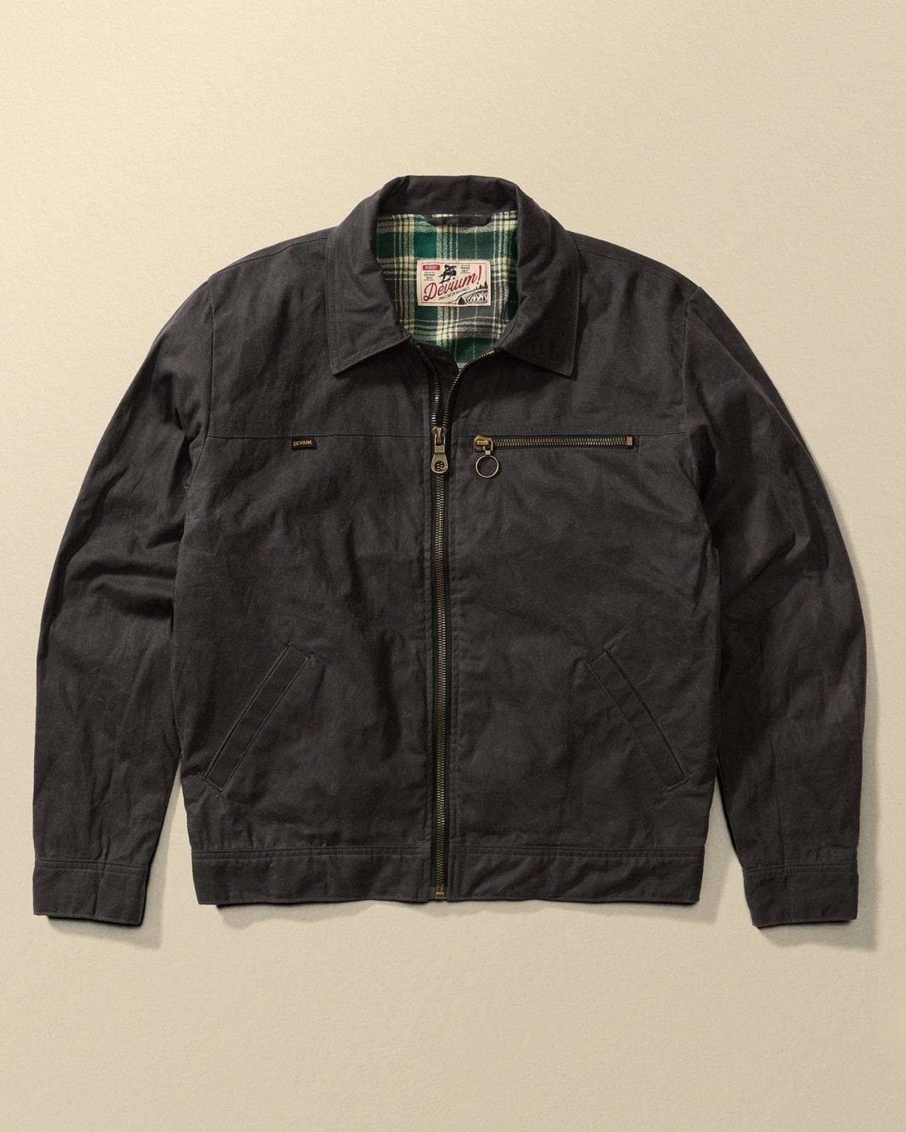 Devium Jacket Coal / S Overdrive Waxed Canvas Trucker Jacket