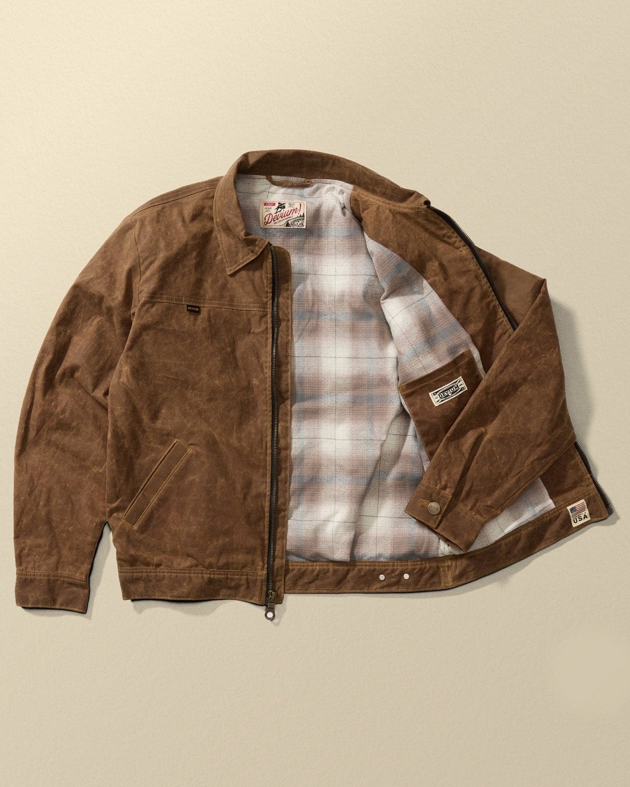 Devium Jacket Overdrive Waxed Canvas Trucker Jacket