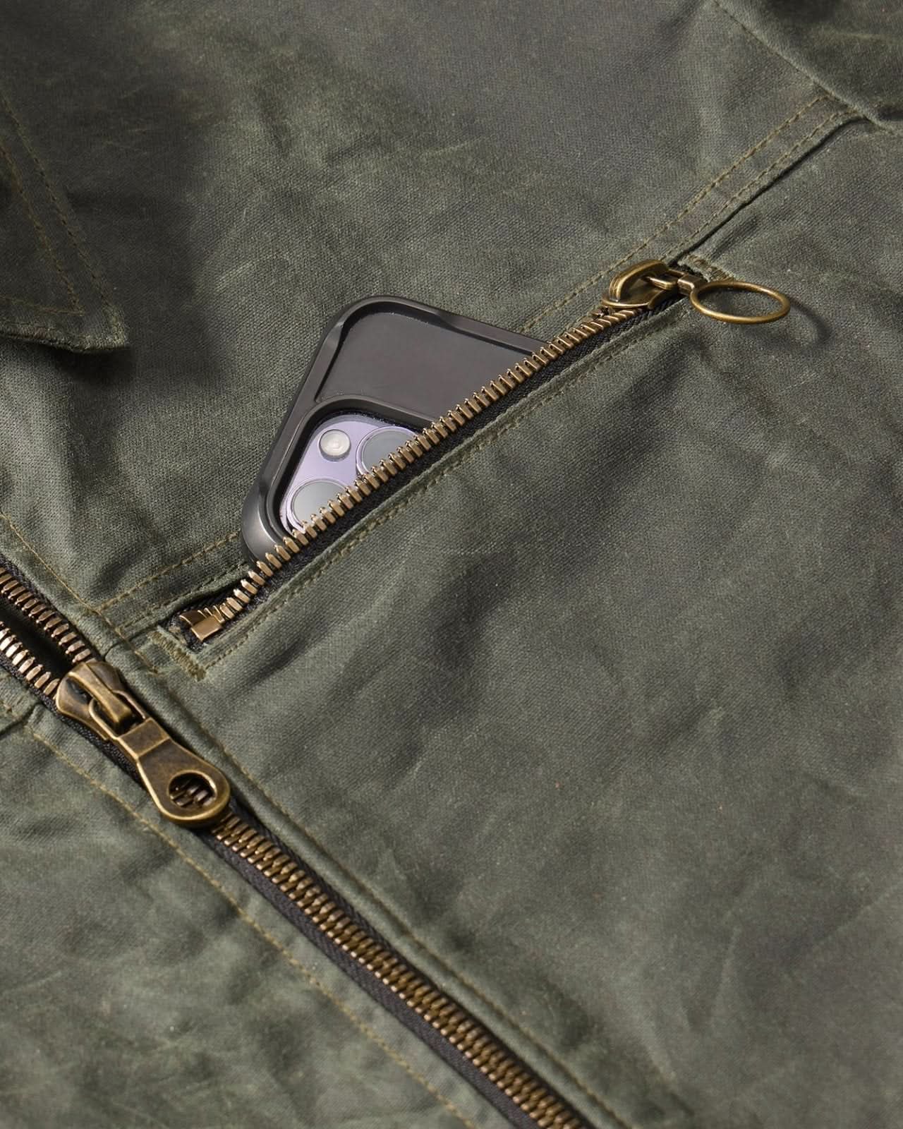 Overdrive Waxed Canvas Trucker Jacket - My American Goods