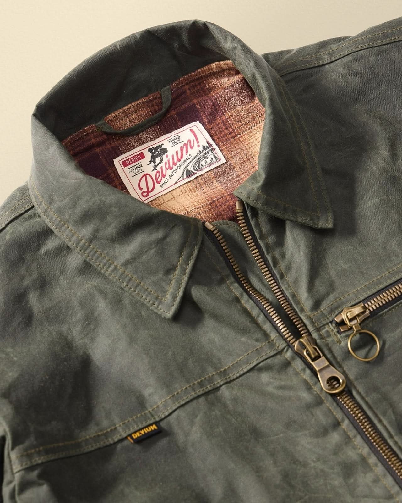 Overdrive Waxed Canvas Trucker Jacket - My American Goods