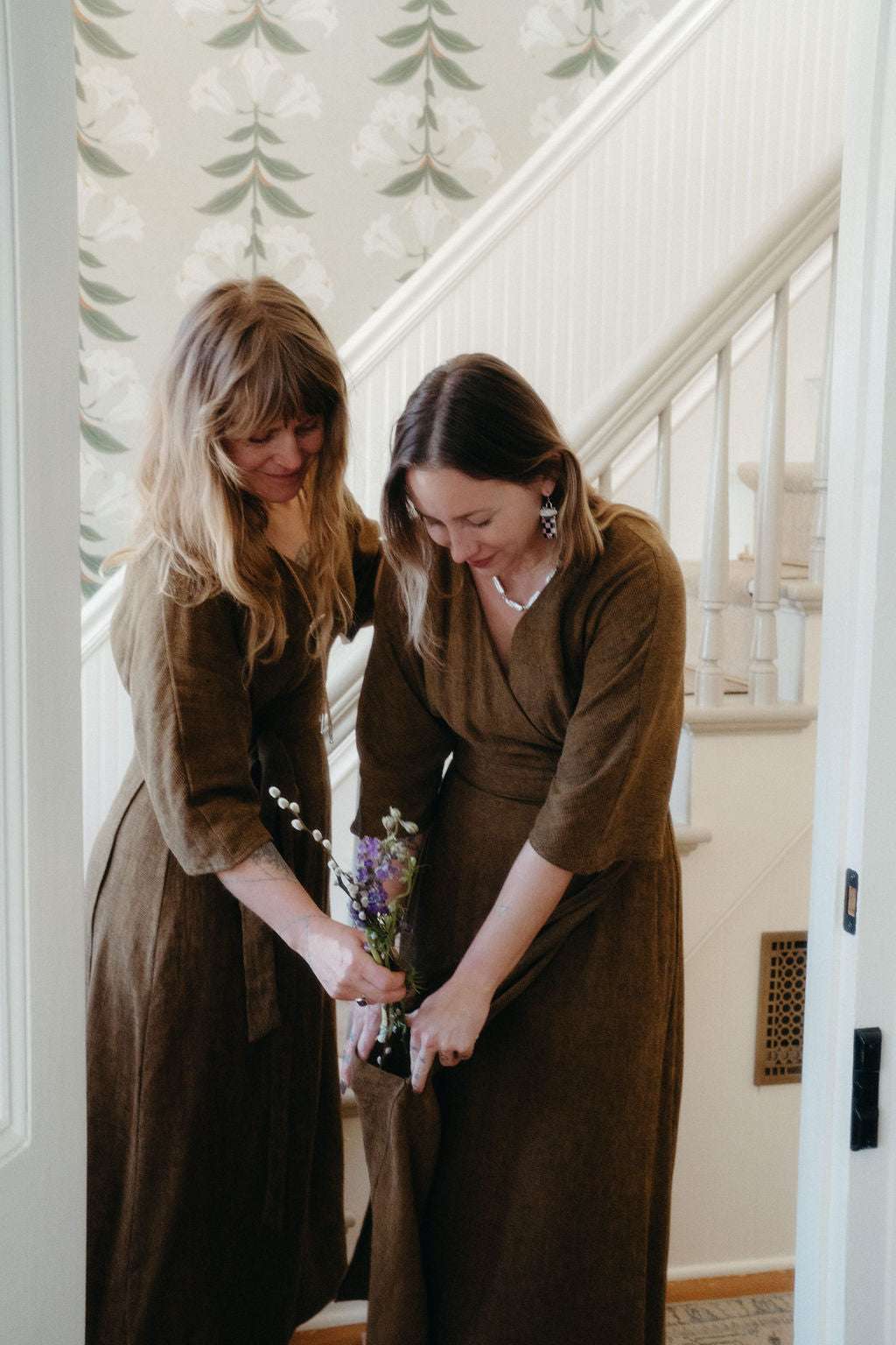 Field Day Dress Diana Dress in Golden Checker