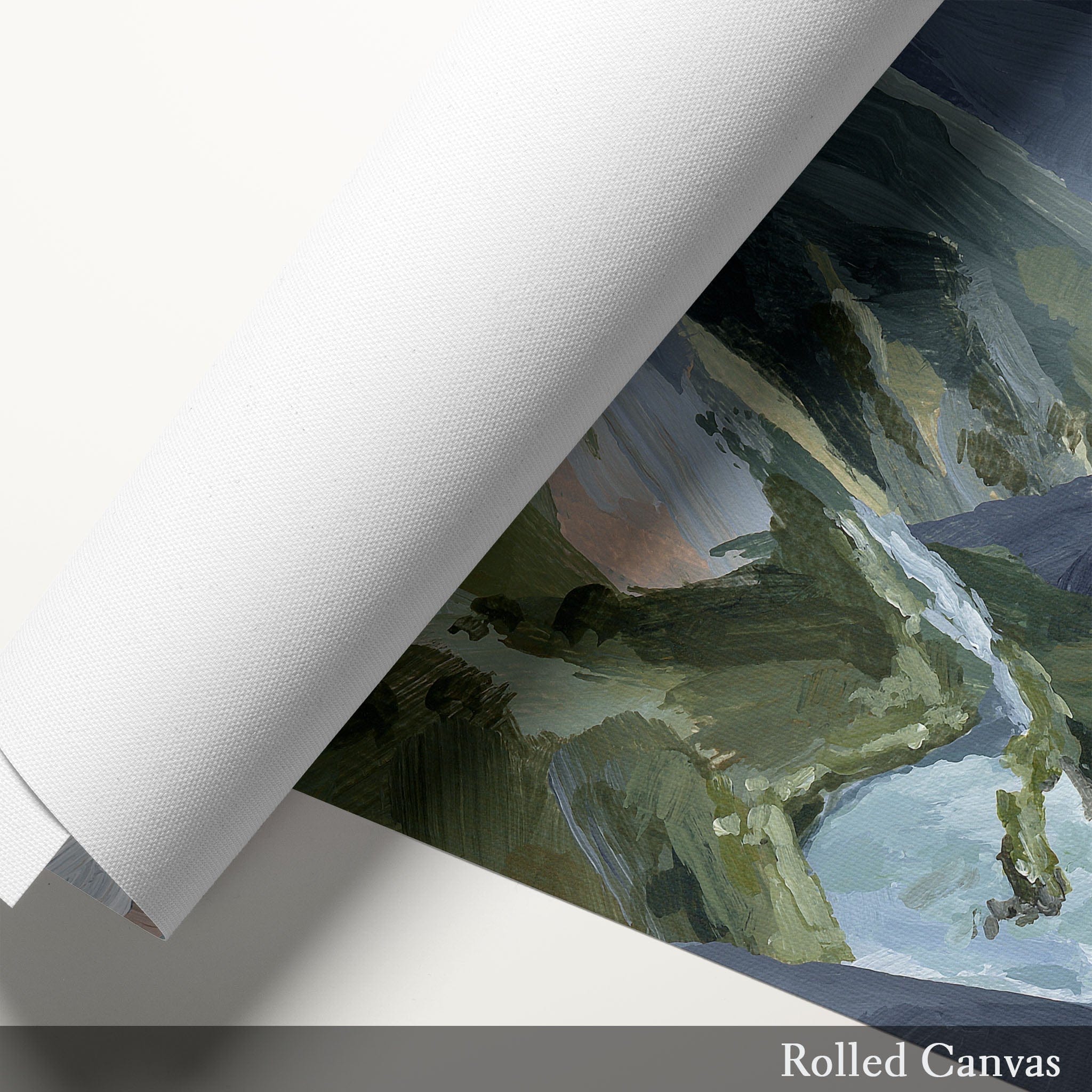 Katie Garrison Art Print "Peaks and Valleys II" Art Print