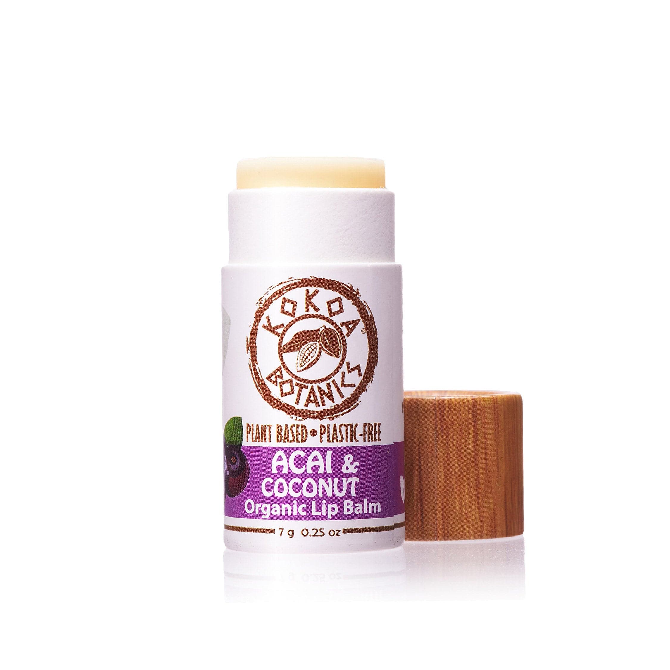 Acai and Coconut - Vegan Organic Lip Balm .25 oz