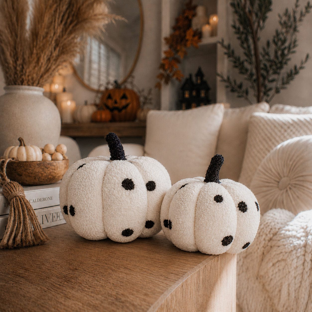 Gia Roma throw pillows Blair Pumpkin II