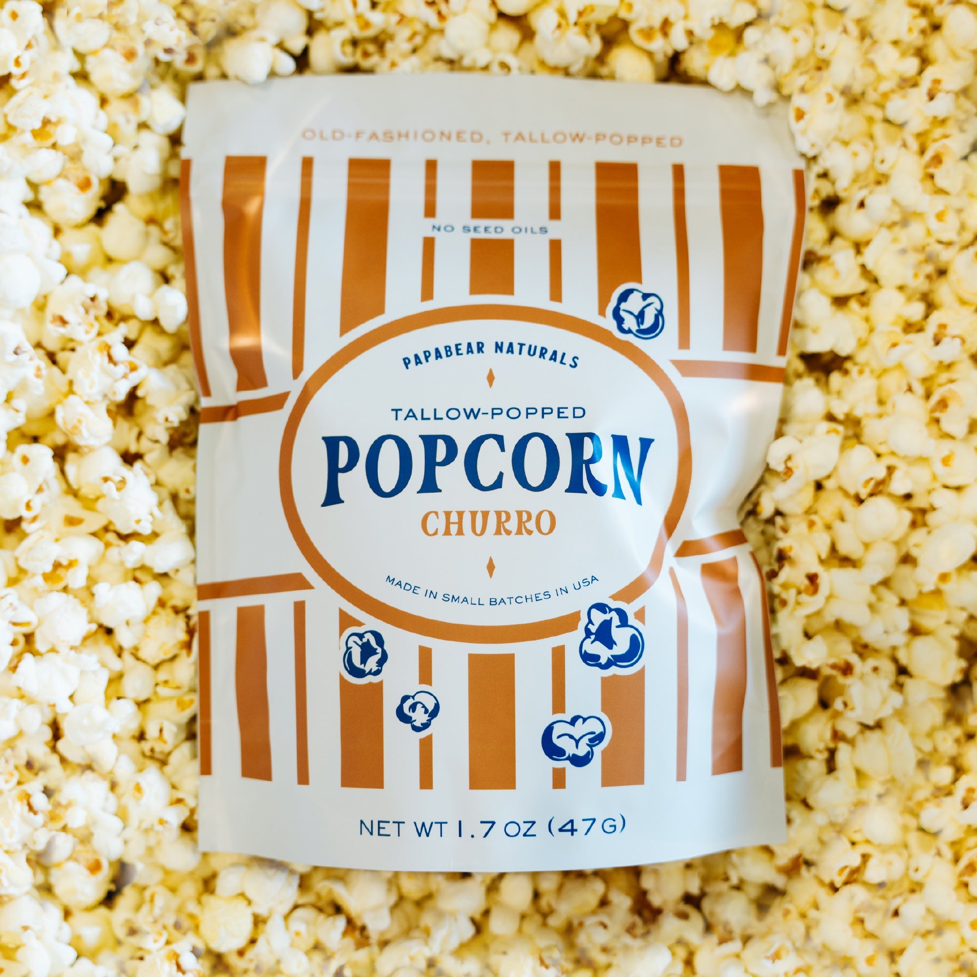 Tallow-Popped Popcorn (8 Pack)