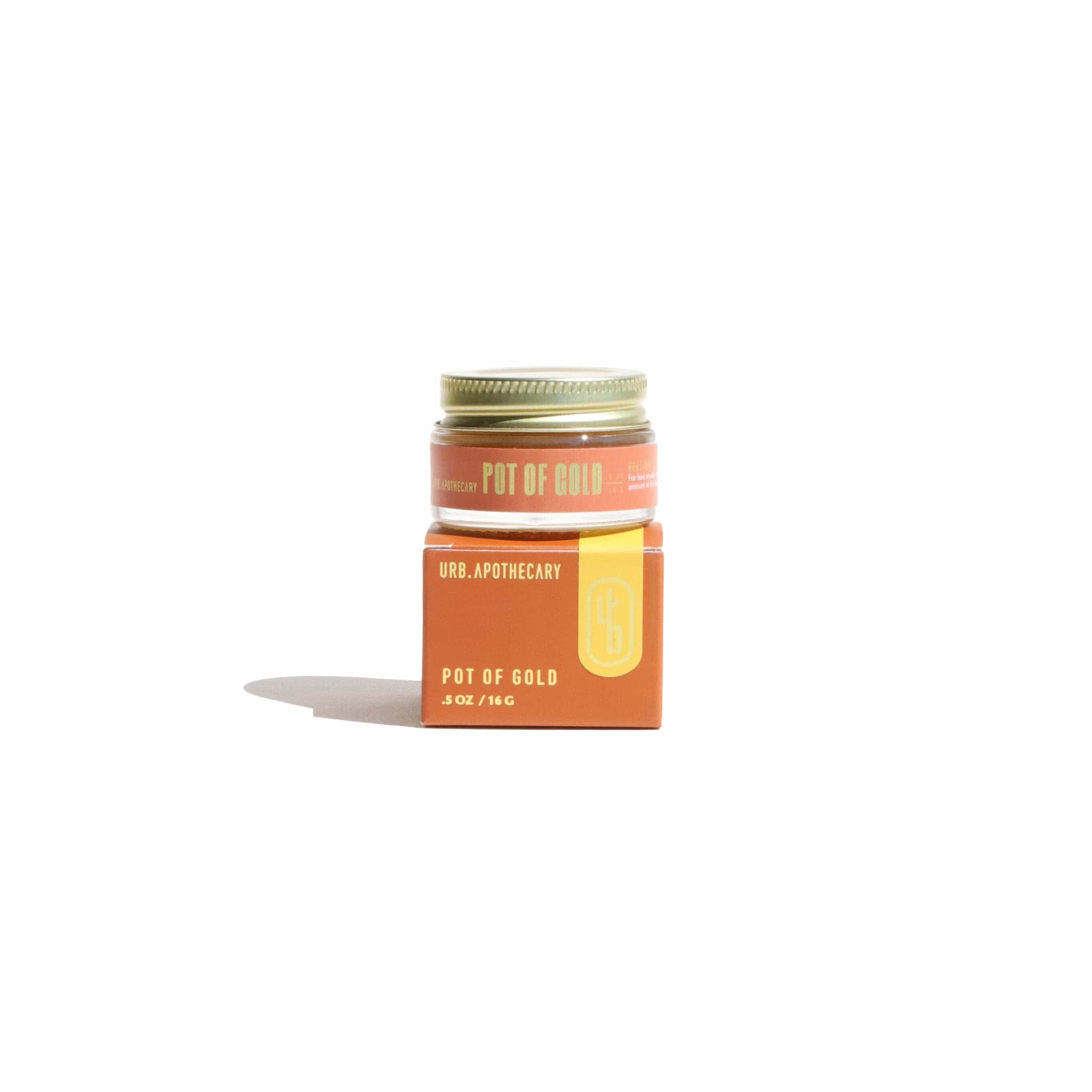 URB APOTHECARY .5 oz Jar (16.4 g Net) Pot of Gold Regenerative Face Balm