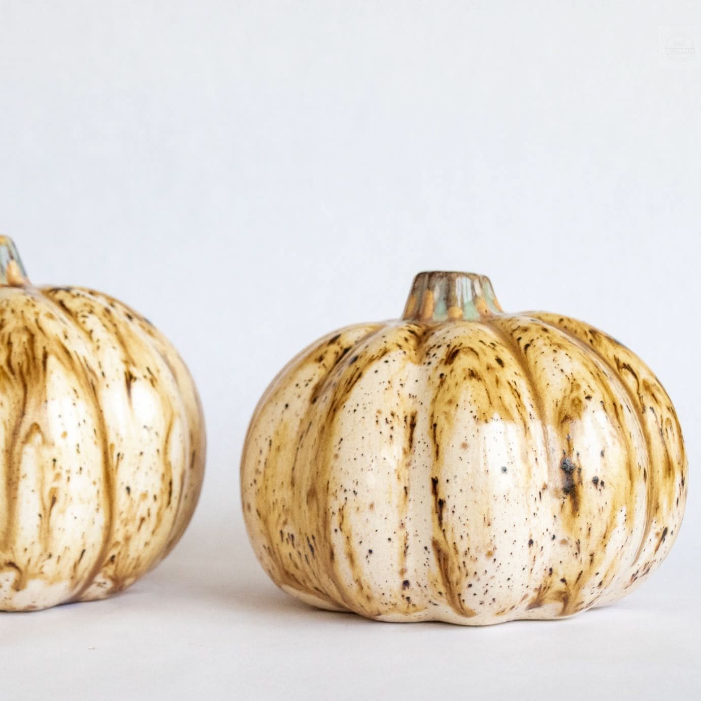 prodigalpottery Ceramic Beige Ceramic Pumpkin