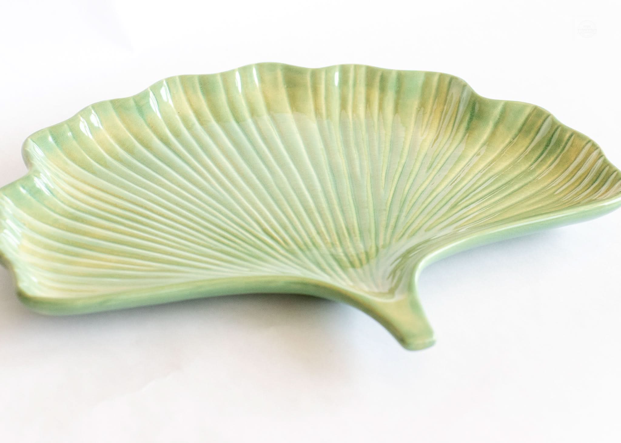 Ceramic Ginkgo Leaf Tray - My American Goods