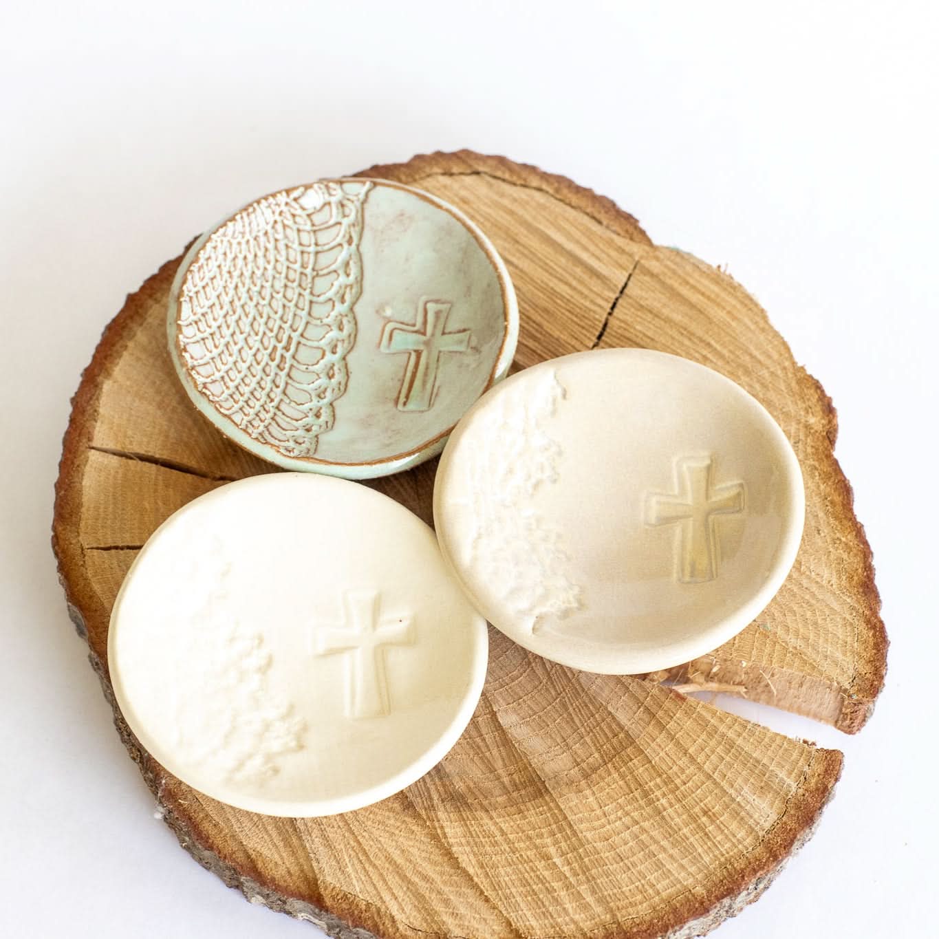 Cross Ring Dish Without Gold - My American Goods