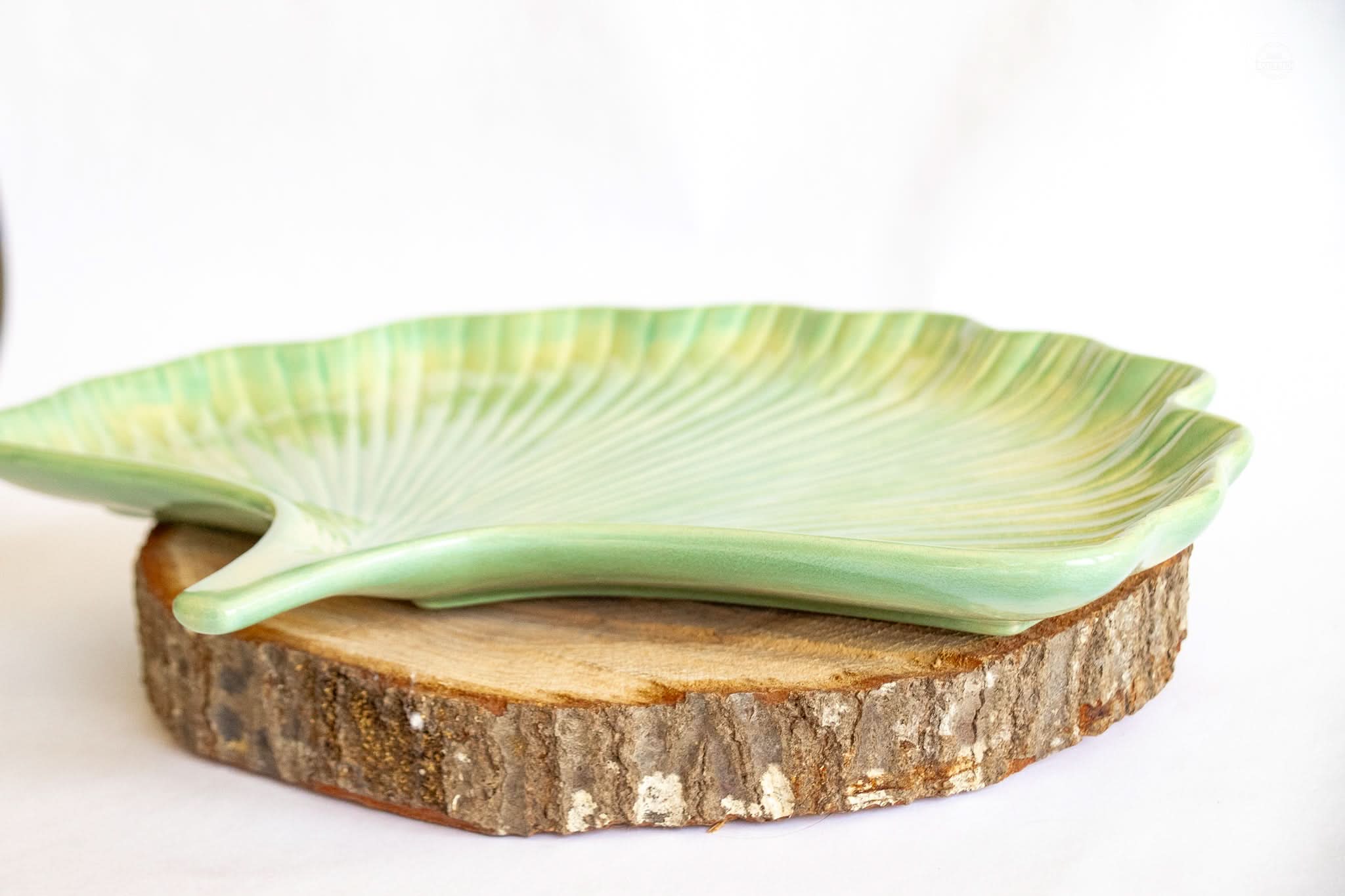 Ceramic Ginkgo Leaf Tray - My American Goods