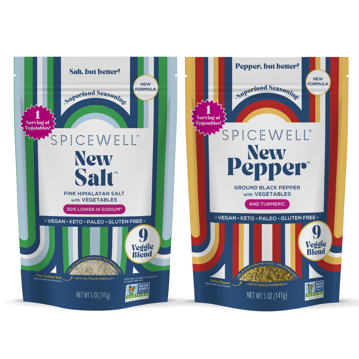 Superfood Salt & Pepper Pouch Duo - My American Goods