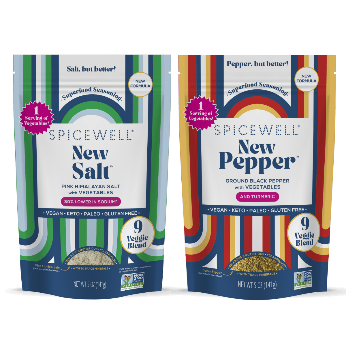 Superfood Salt & Pepper Pouch Duo - My American Goods