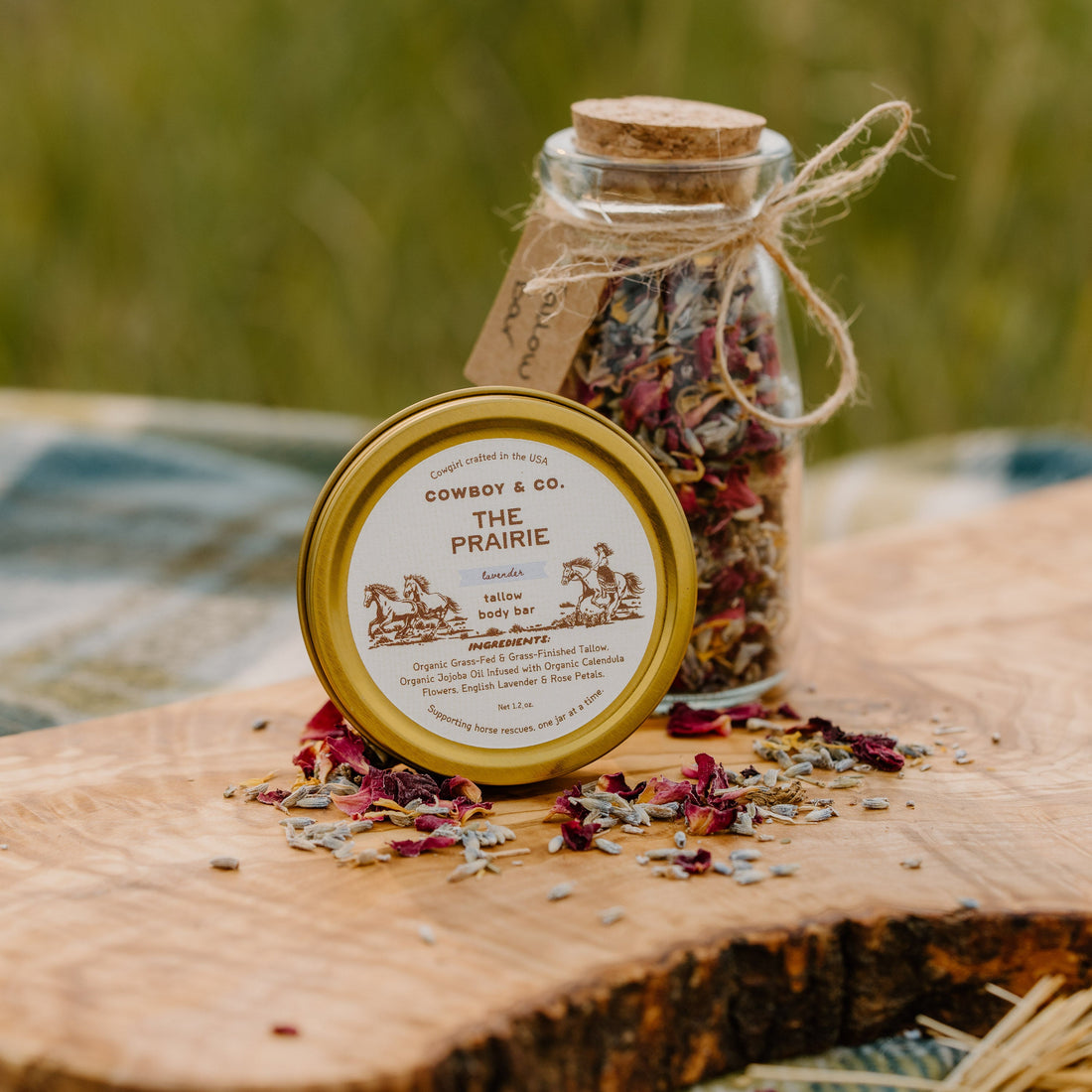 The Prairie - Lavender Infused Organic Tallow Body Bar - My American Goods