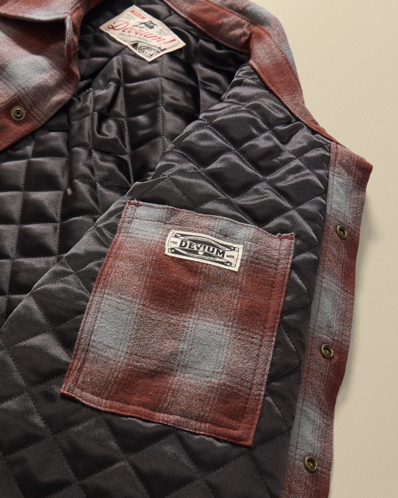 Devium Jacket Stampede Quilt Lined Flannel Jacket