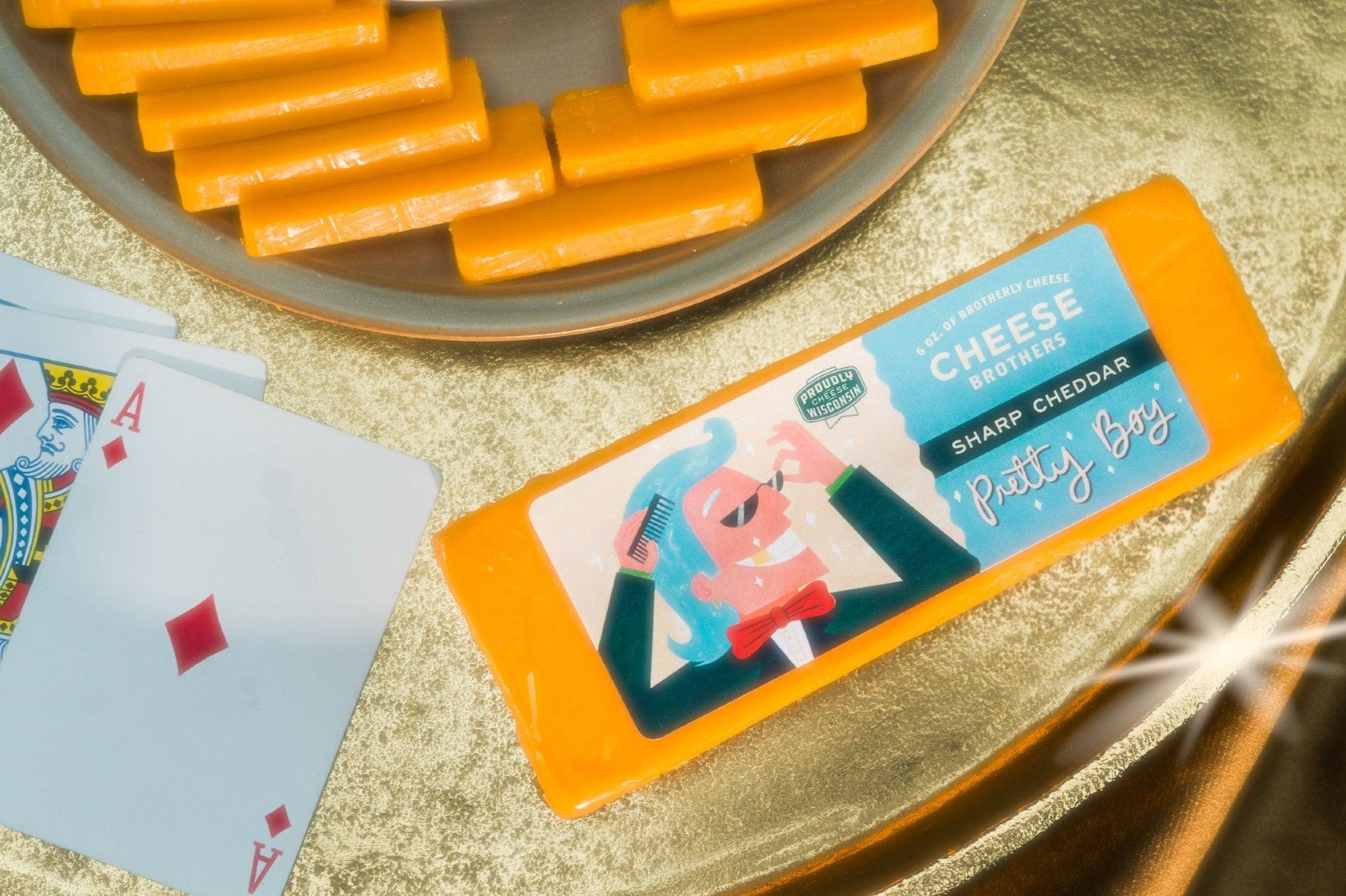 Cheese Brothers, Inc. Cheddar Cheese "Pretty Boy" Sharp Cheddar