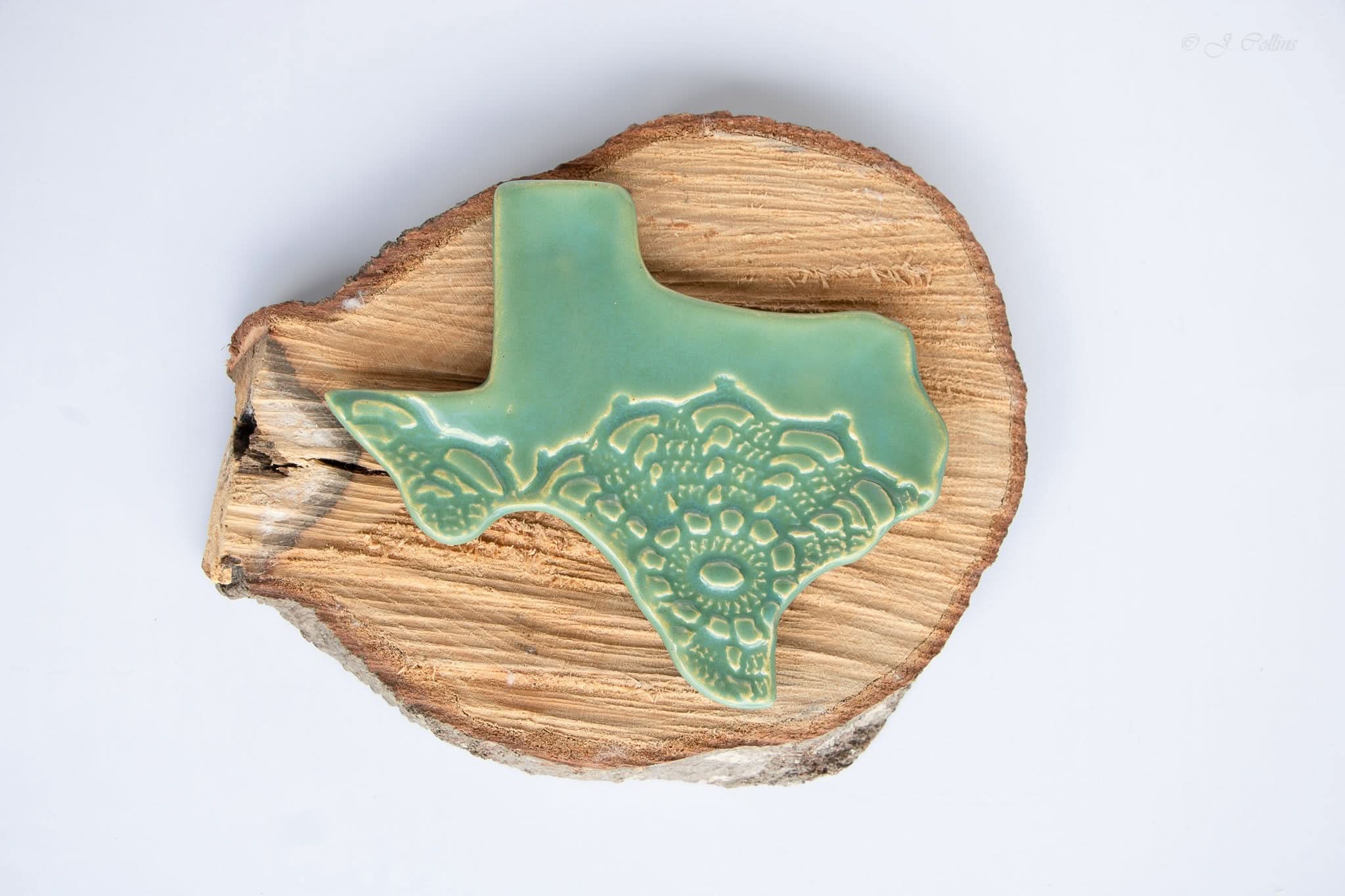 prodigalpottery Texas / Blue Bell State Dish