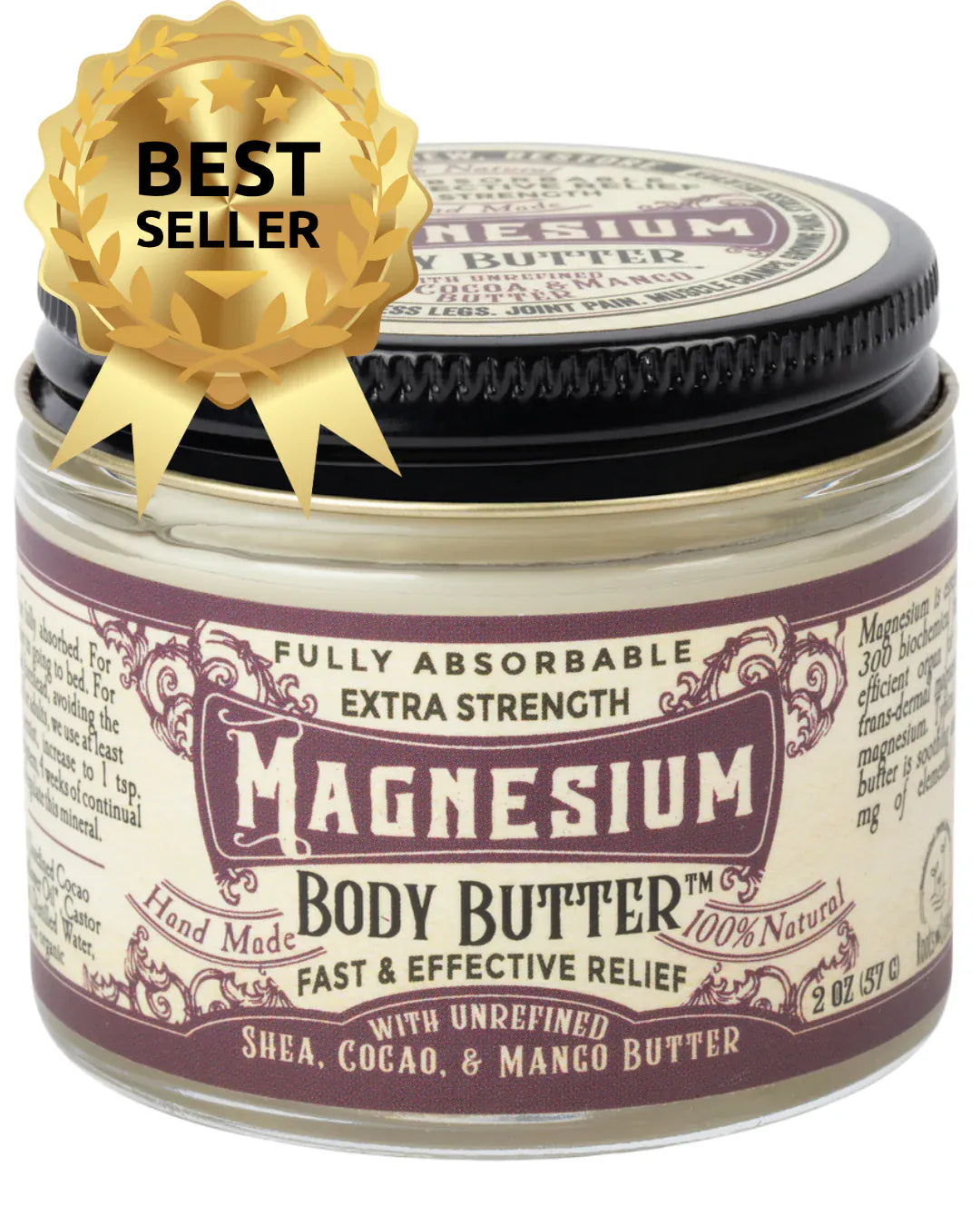 Roots and Leaves, LLC Lotion & Moisturizer Magnesium Body Butter