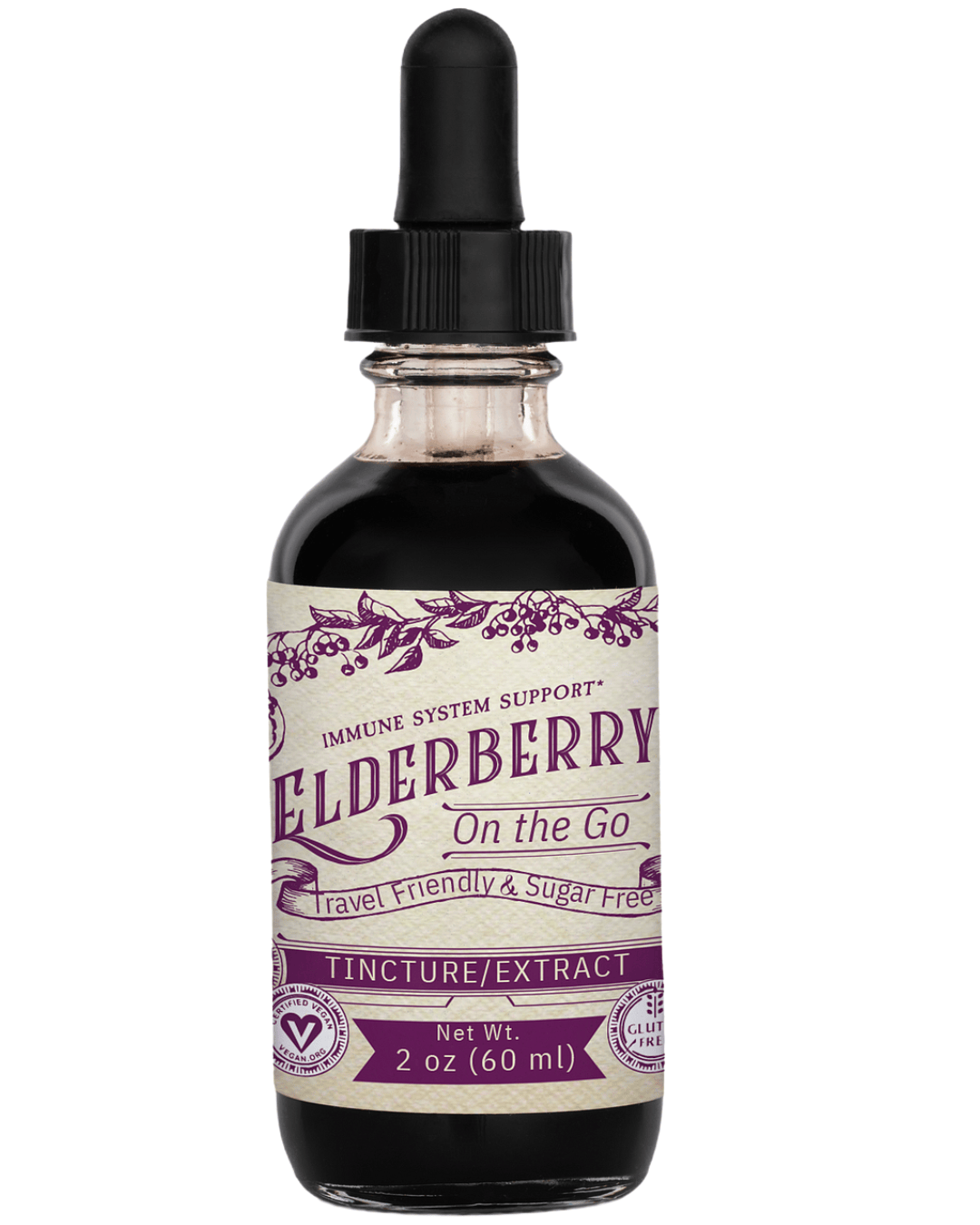 Roots and Leaves, LLC Elderberry Glycerin Tincture