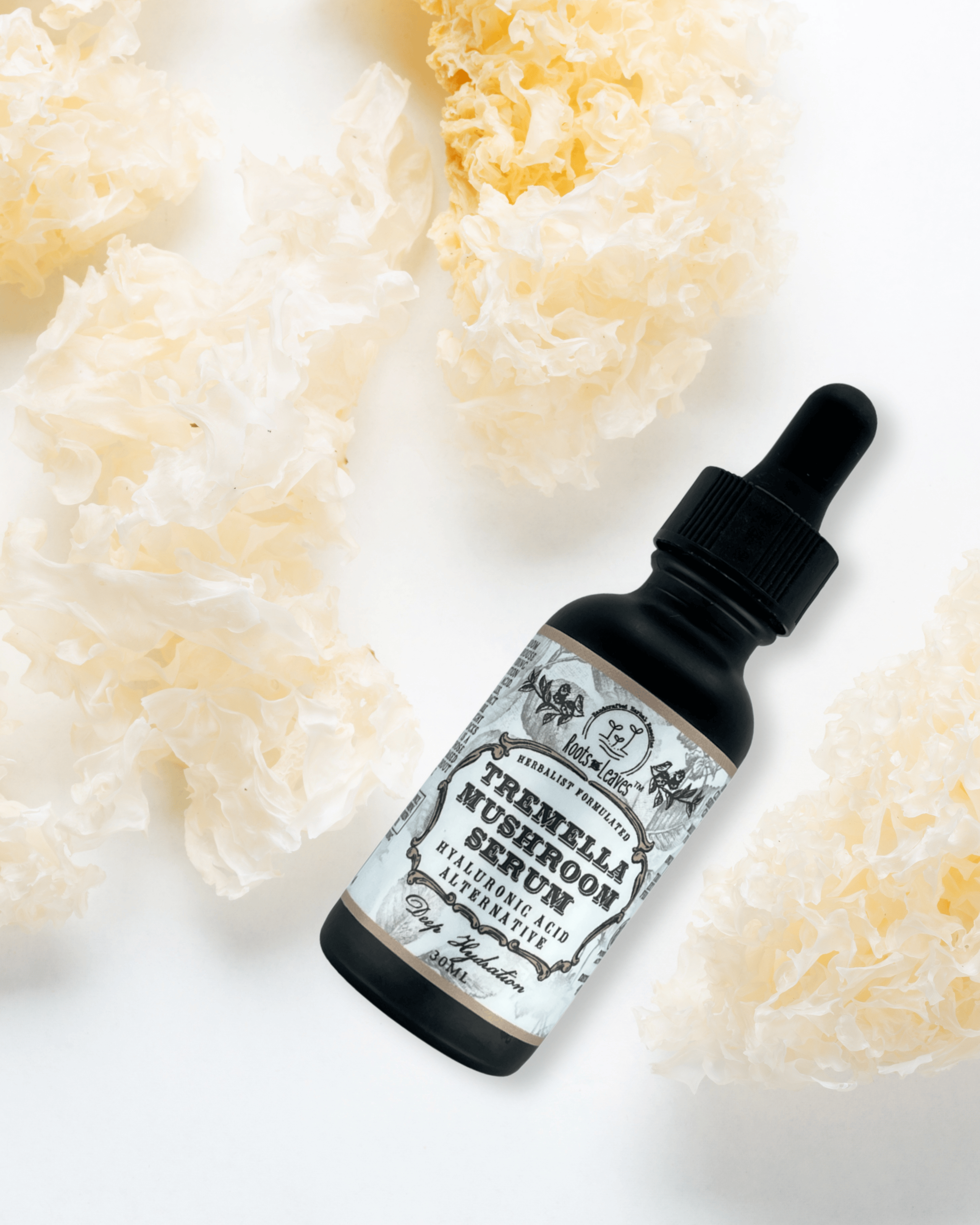 Roots and Leaves, LLC Tremella Mushroom Serum - All Natural Hyaluronic Acid Alternative