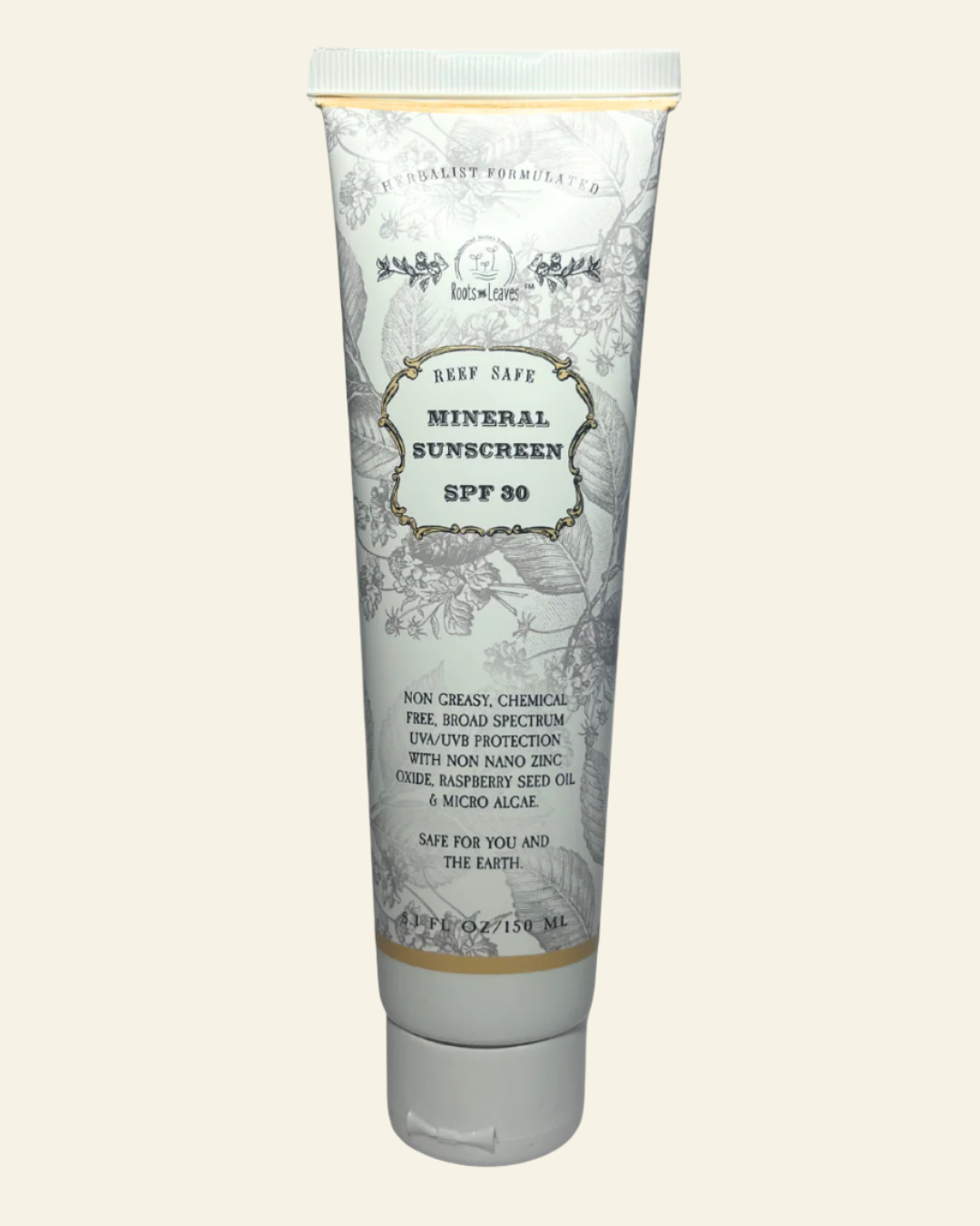 Reef Safe Vegan Mineral Face and Body Sunscreen with Tremella Mushroom - My American Goods