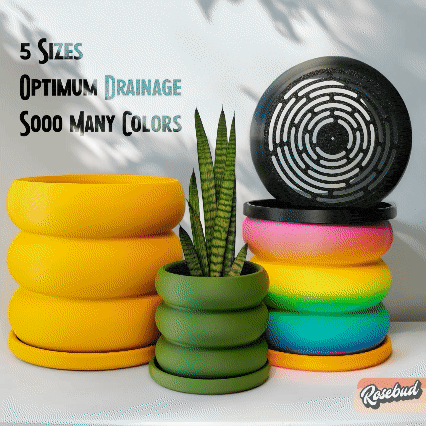 Bubble Planter/ Donut Planter with Drainage - My American Goods