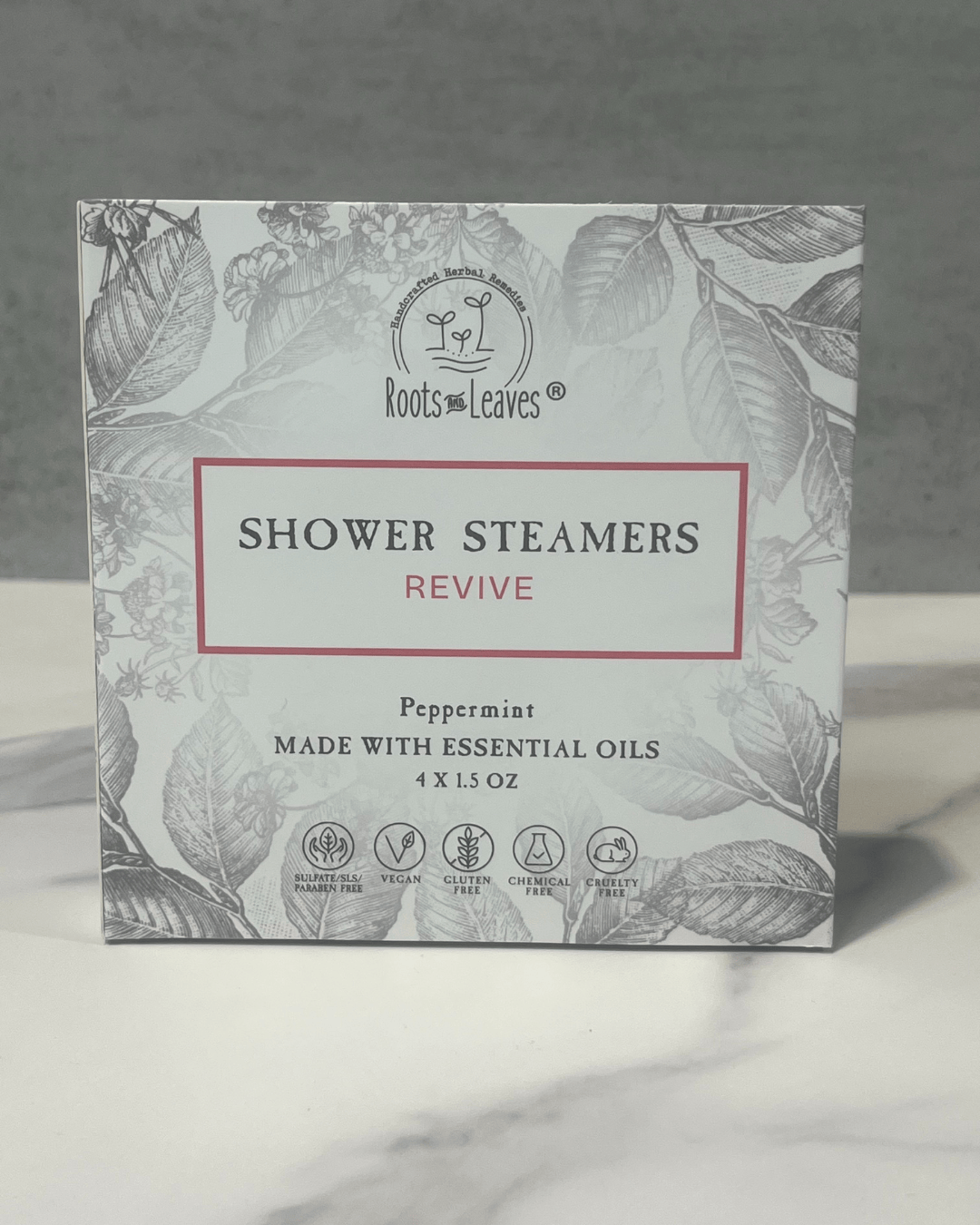 Roots and Leaves, LLC Revive - Peppermint Shower Steamer