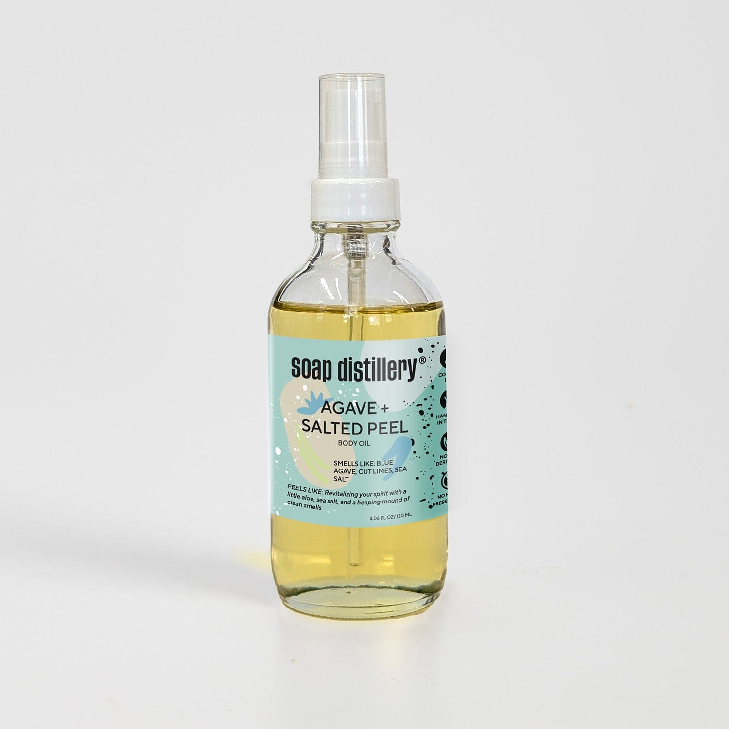 Soap Distillery Body Oil Agave + Salted Peel Botanical Body Oil
