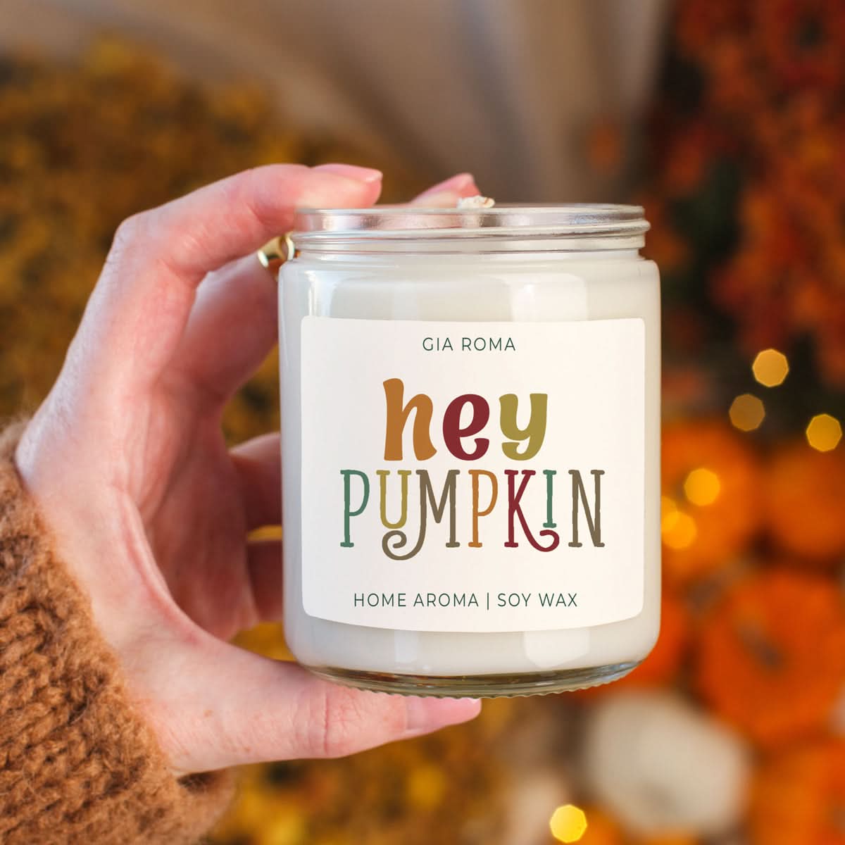 Gia Roma Candle Baked Pumpkin Candle