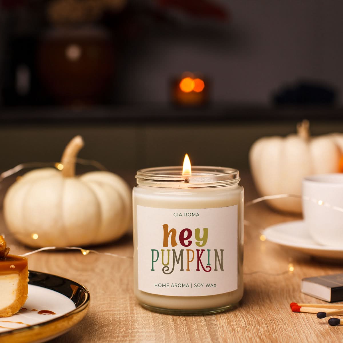 Gia Roma Candle Baked Pumpkin Candle