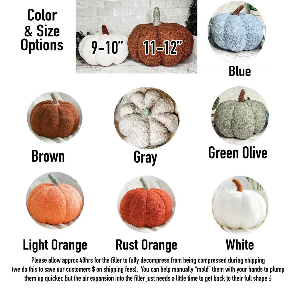 Gia Roma throw pillows Blair Pumpkin