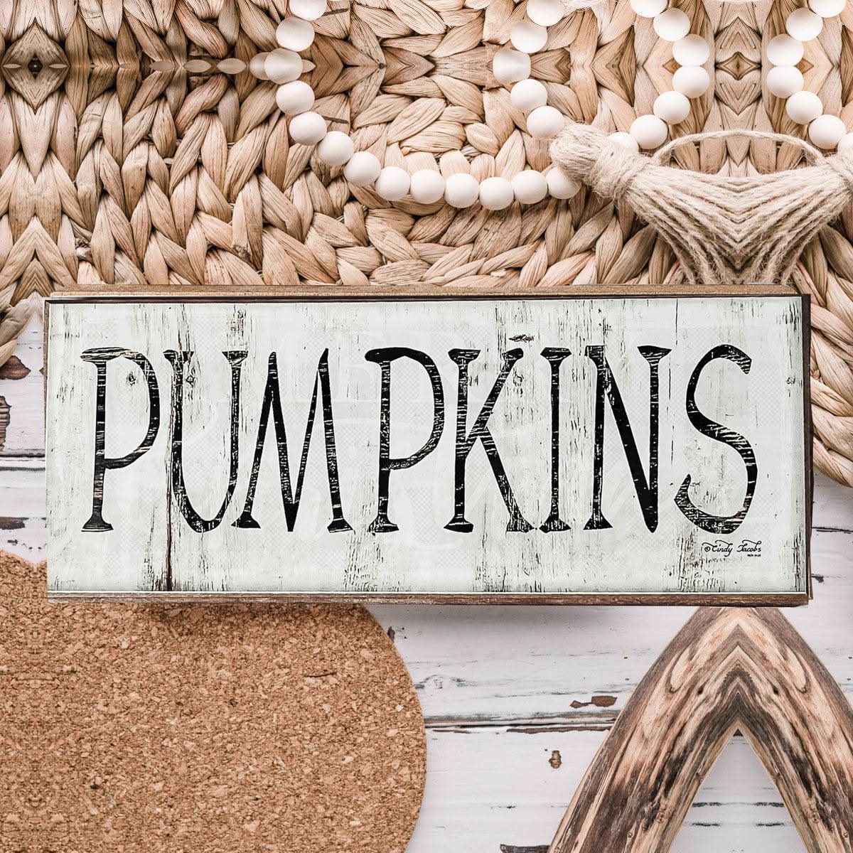 Gia Roma Halloween Sign Pumpkins