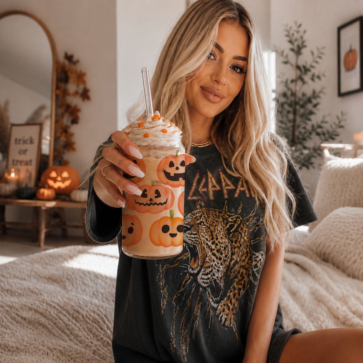 Gia Roma Travel Mug, Coffee Cup, Drinkware Pumpkins 20oz