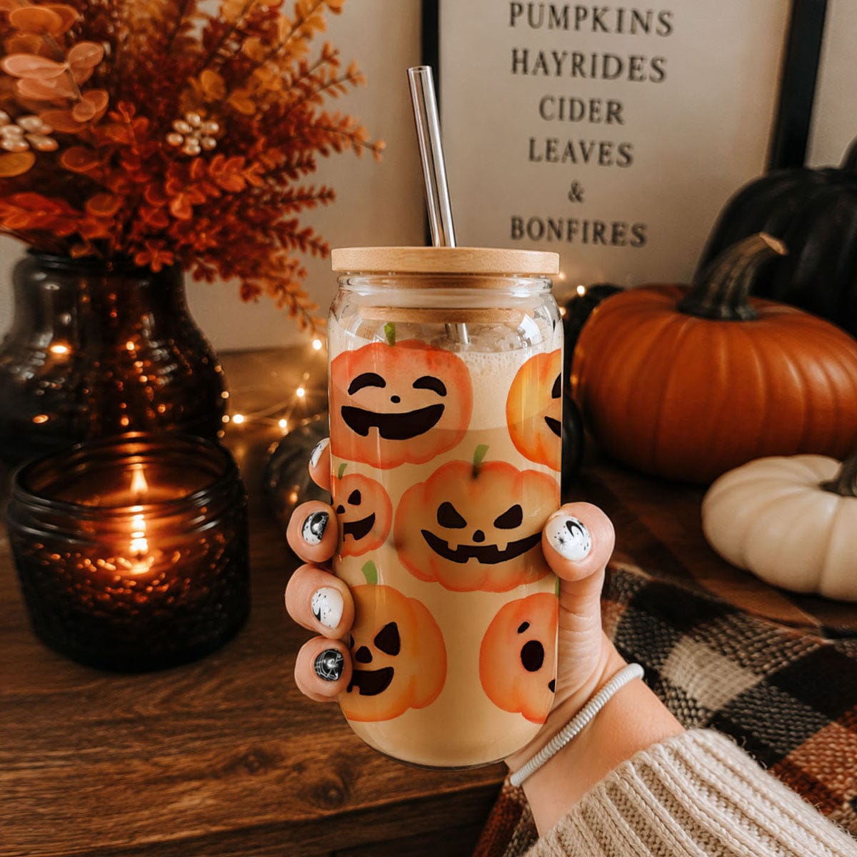 Gia Roma Travel Mug, Coffee Cup, Drinkware Pumpkins 20oz