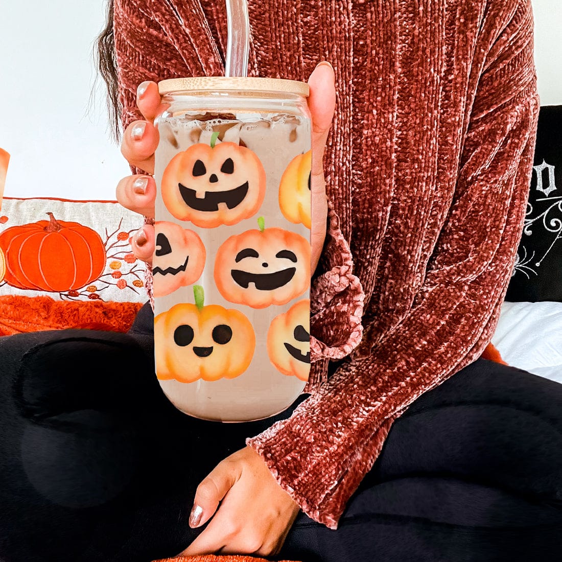 Gia Roma Travel Mug, Coffee Cup, Drinkware Pumpkins 20oz