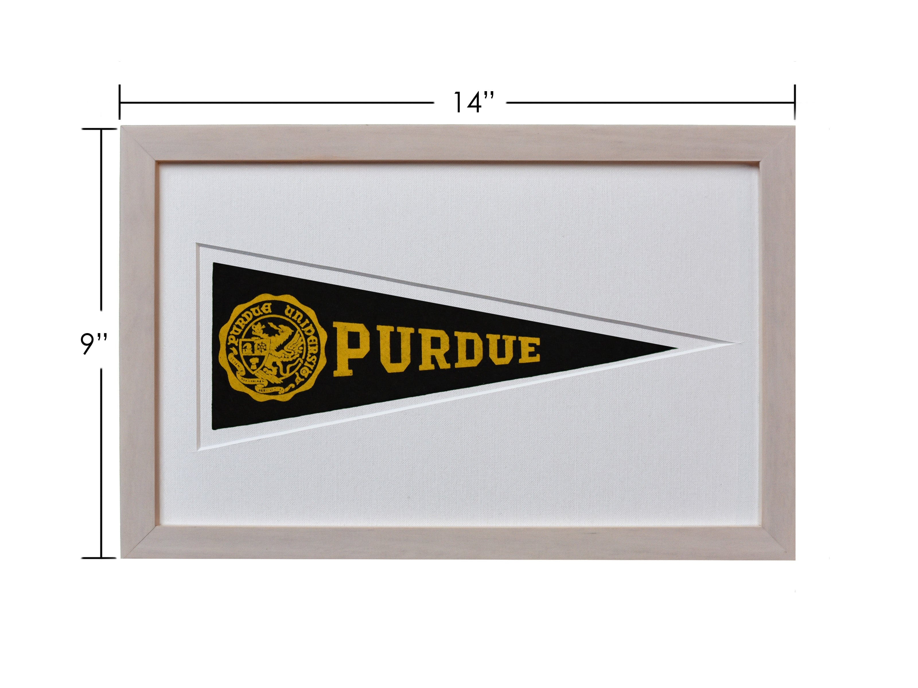Vintage Purdue University Hormel Pennant - My American Goods