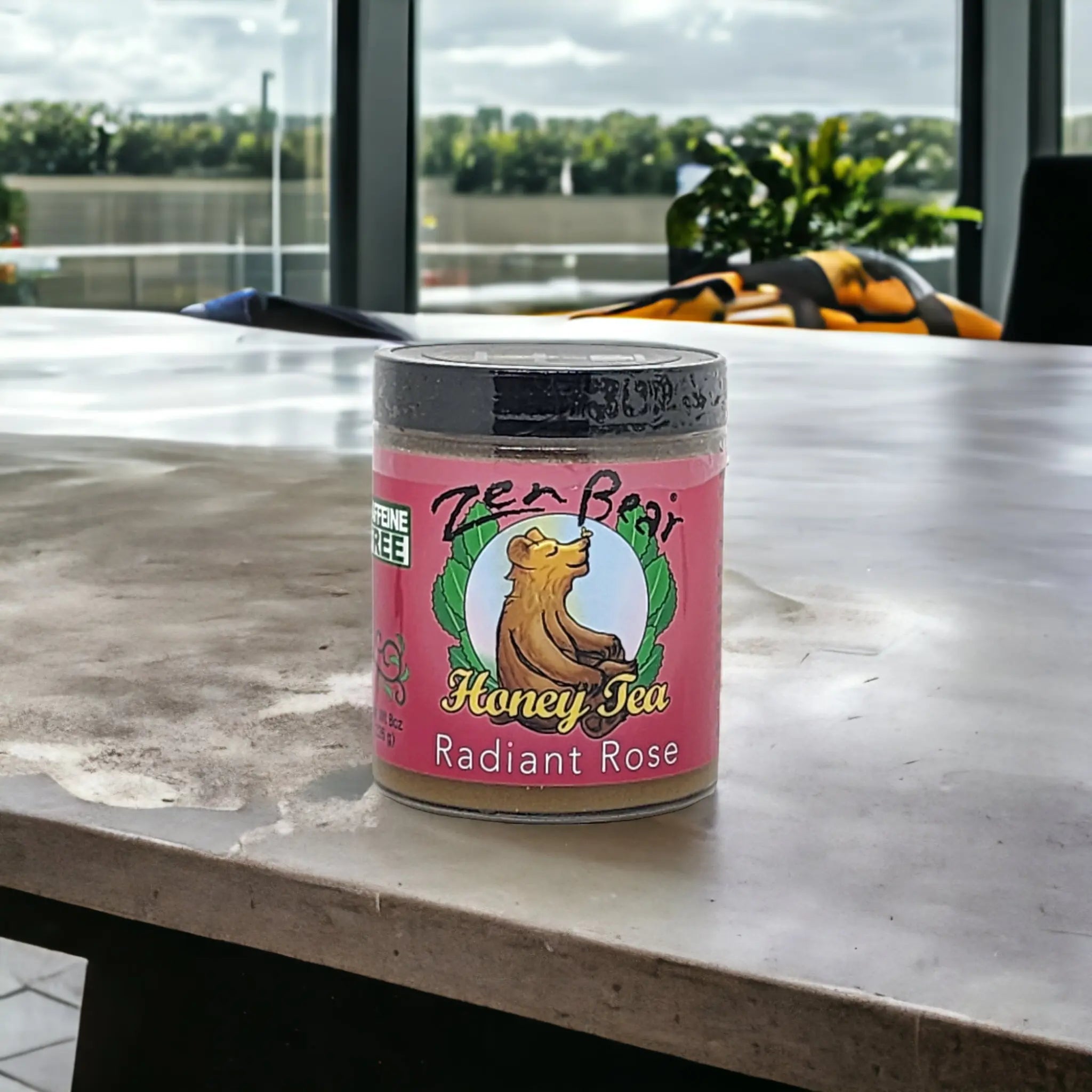Radiant Rose Honey Tea – Organic Rose Hip & Hibiscus Blend for Glow & Calm (10 oz)